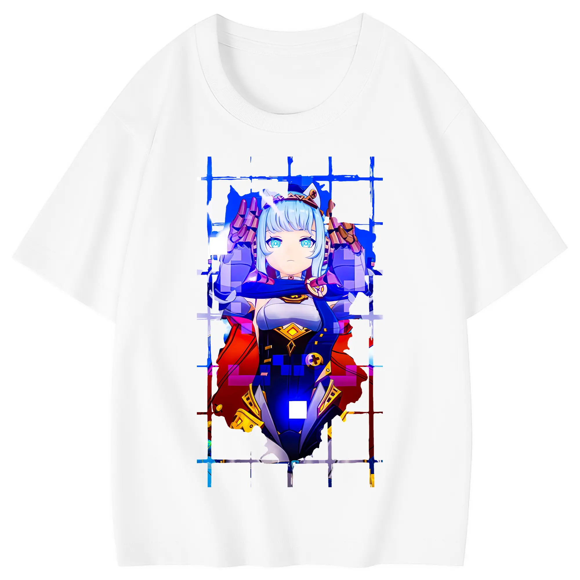 原 神 グッズ イネファ - 綿100％ キッズTシャツ ・ フロントプリント ・ 快適 通気性 ・ スポーツ カジュアル 散歩用