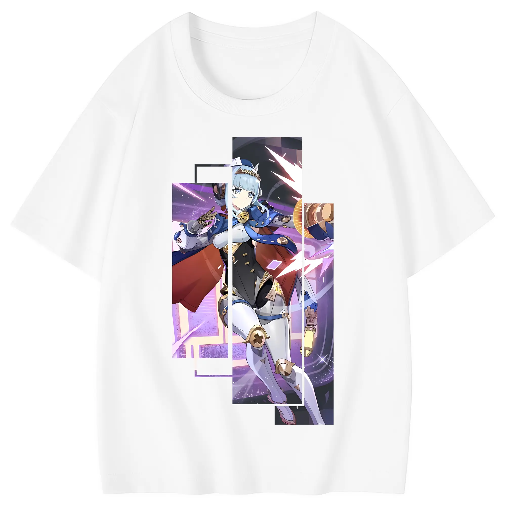 原 神 グッズ イネファ - 綿100％ キッズTシャツ ・ フロントプリント ・ 快適 通気性 ・ スポーツ カジュアル 散歩用