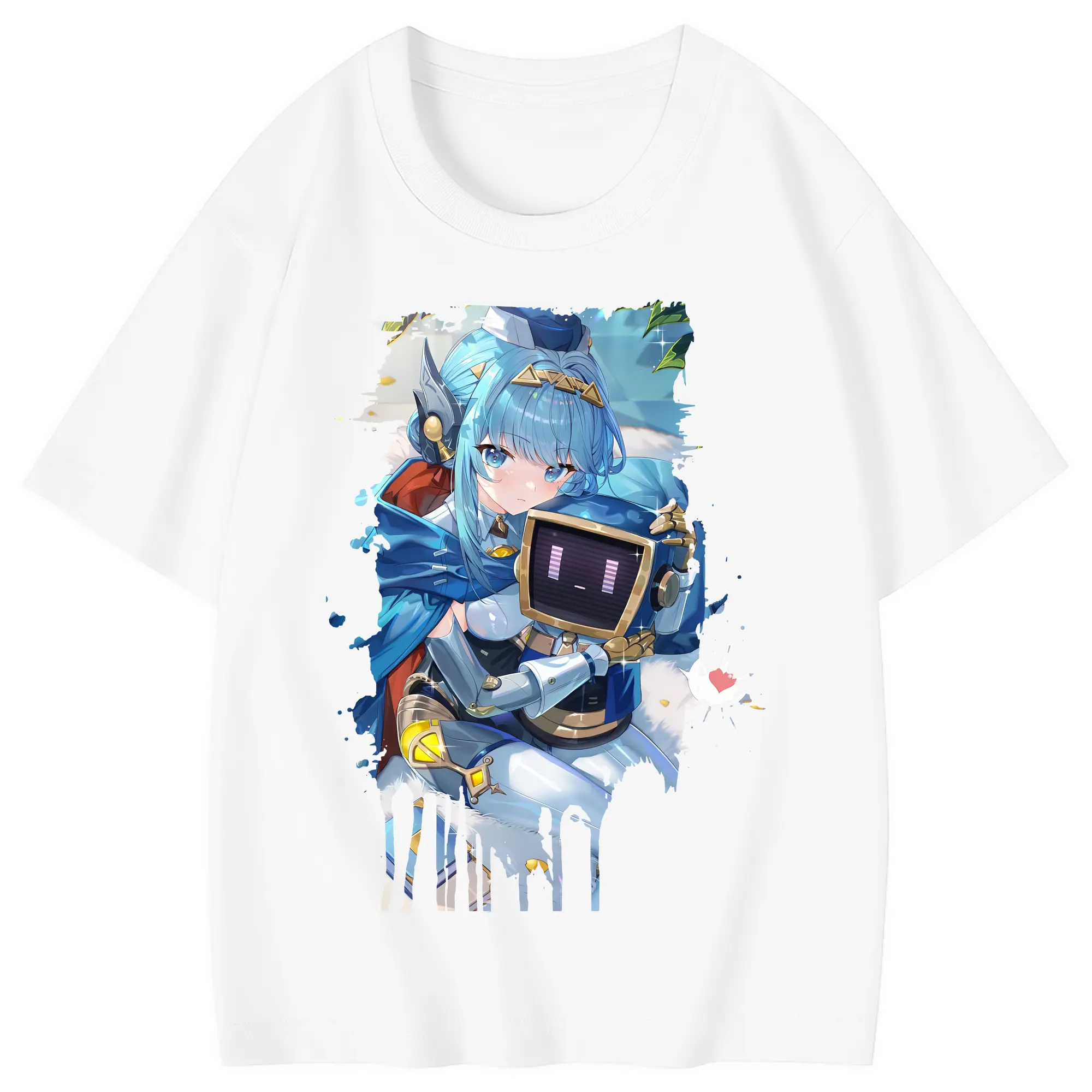 原 神 グッズ イネファ - 綿100％ キッズTシャツ ・ フロントプリント ・ 快適 通気性 ・ スポーツ カジュアル 散歩用