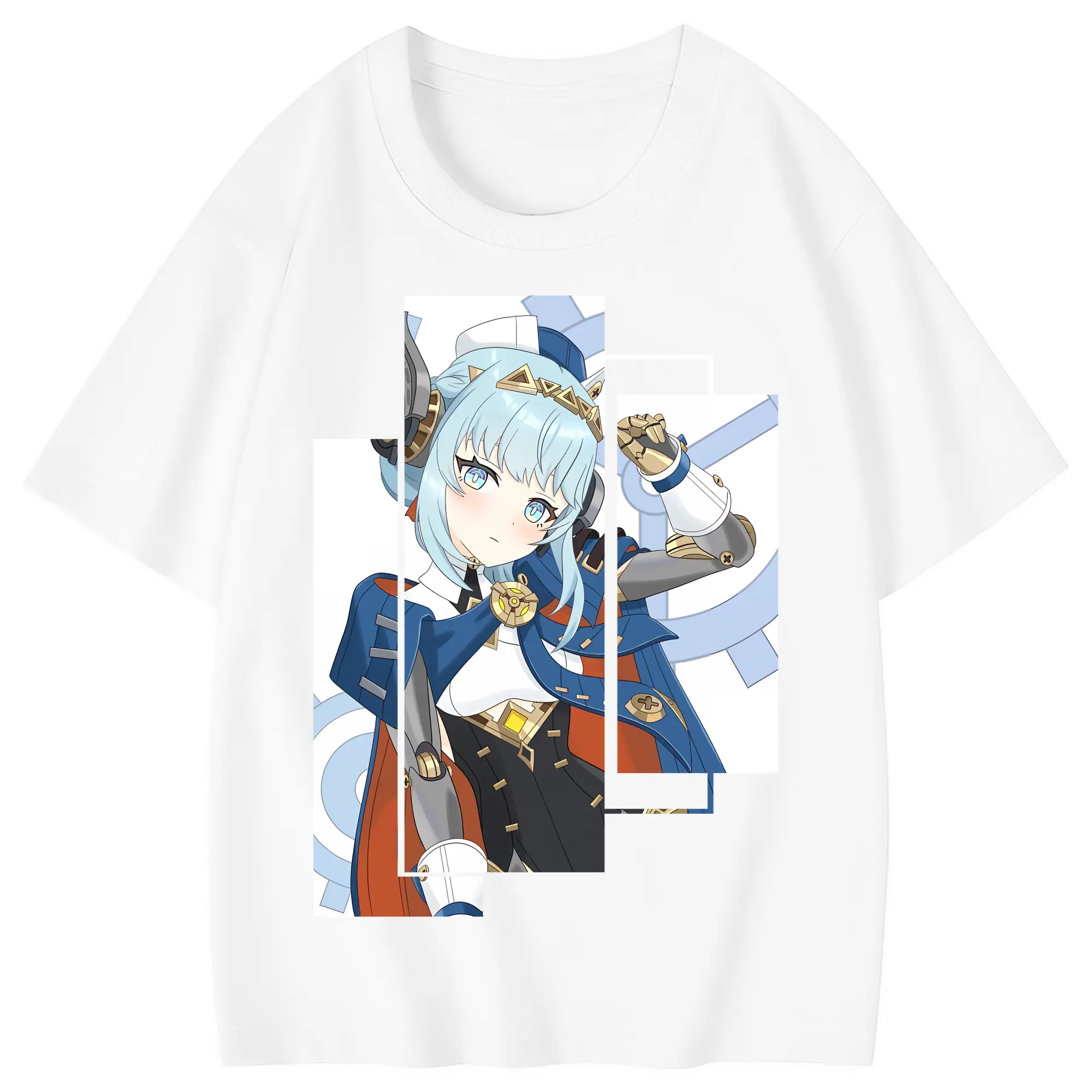 原 神 グッズ イネファ - 綿100％ キッズTシャツ ・ フロントプリント ・ 快適 通気性 ・ スポーツ カジュアル 散歩用