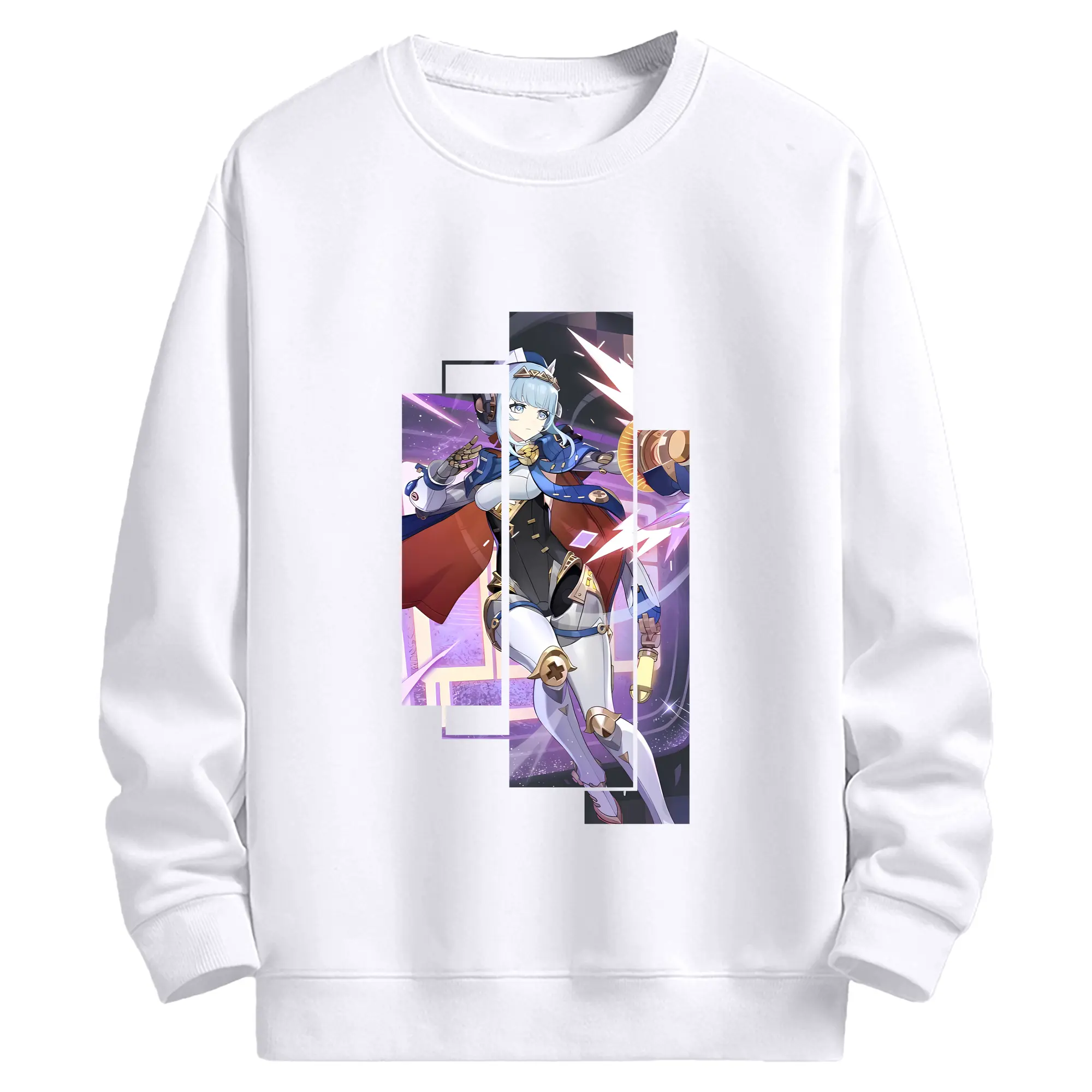 原 神 グッズ イネファ - 高品質 クルーネック スウェット ・ コットン59％ ポリエステル41％ ・ ユニセックス 長袖 トレーナー ・ カジュアル デイリー スポーツ 散歩用