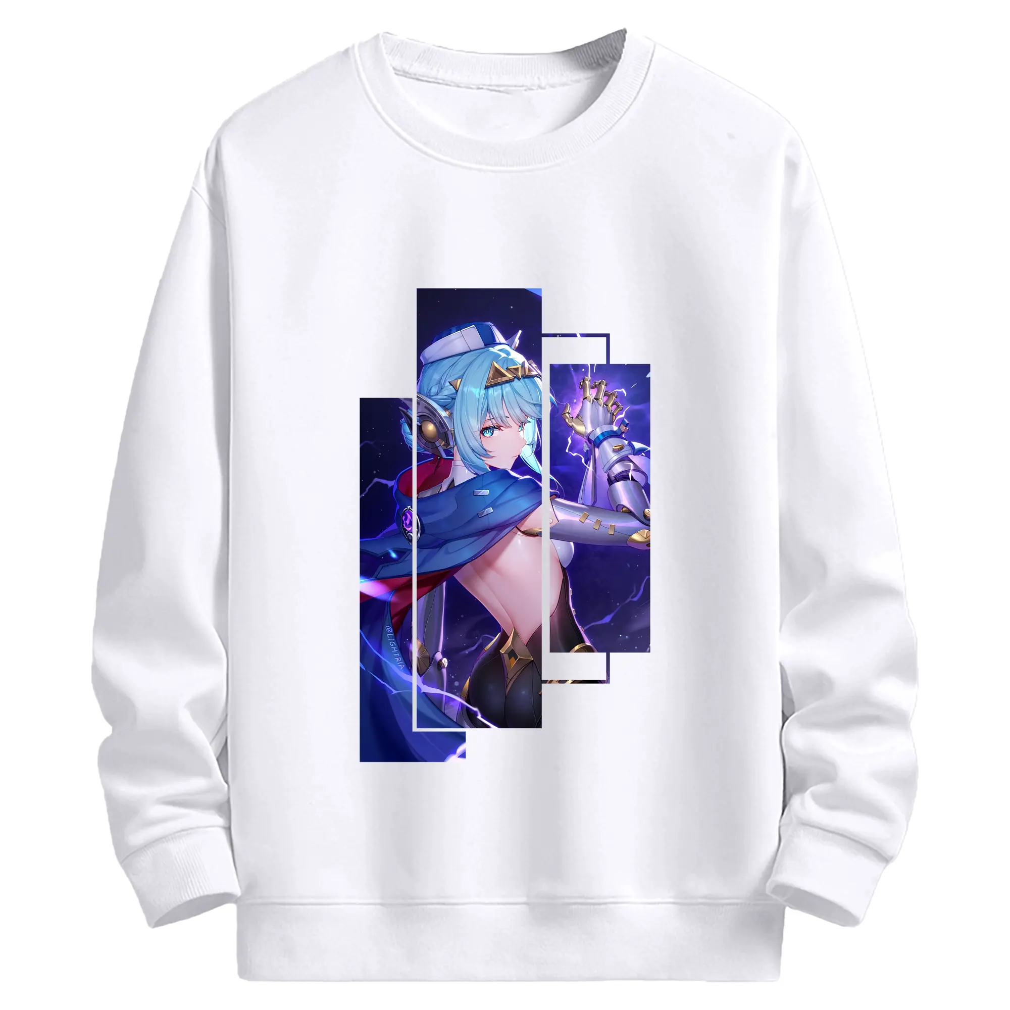 原 神 グッズ イネファ - 高品質 クルーネック スウェット ・ コットン59％ ポリエステル41％ ・ ユニセックス 長袖 トレーナー ・ カジュアル デイリー スポーツ 散歩用