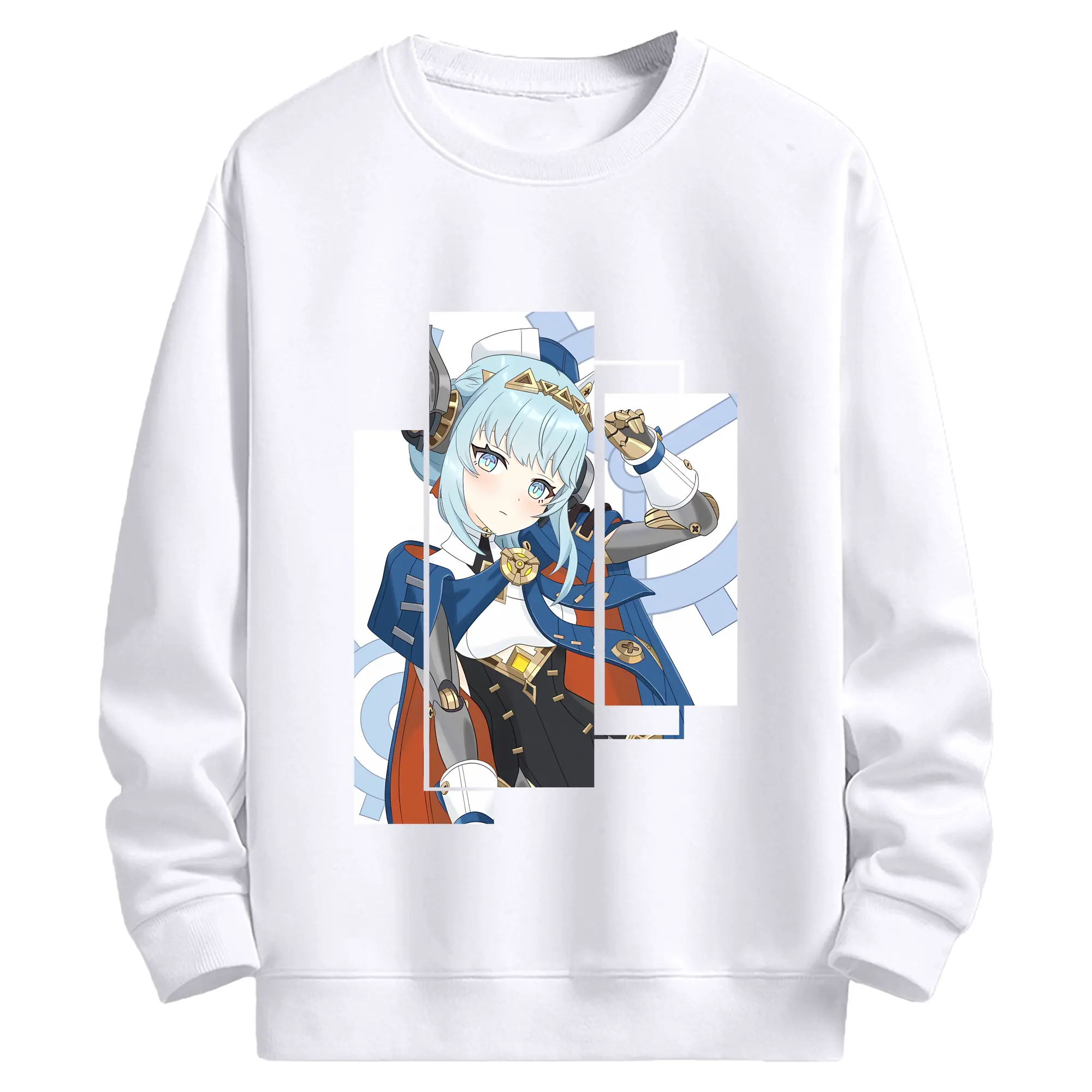 原 神 グッズ イネファ - 高品質 クルーネック スウェット ・ コットン59％ ポリエステル41％ ・ ユニセックス 長袖 トレーナー ・ カジュアル デイリー スポーツ 散歩用