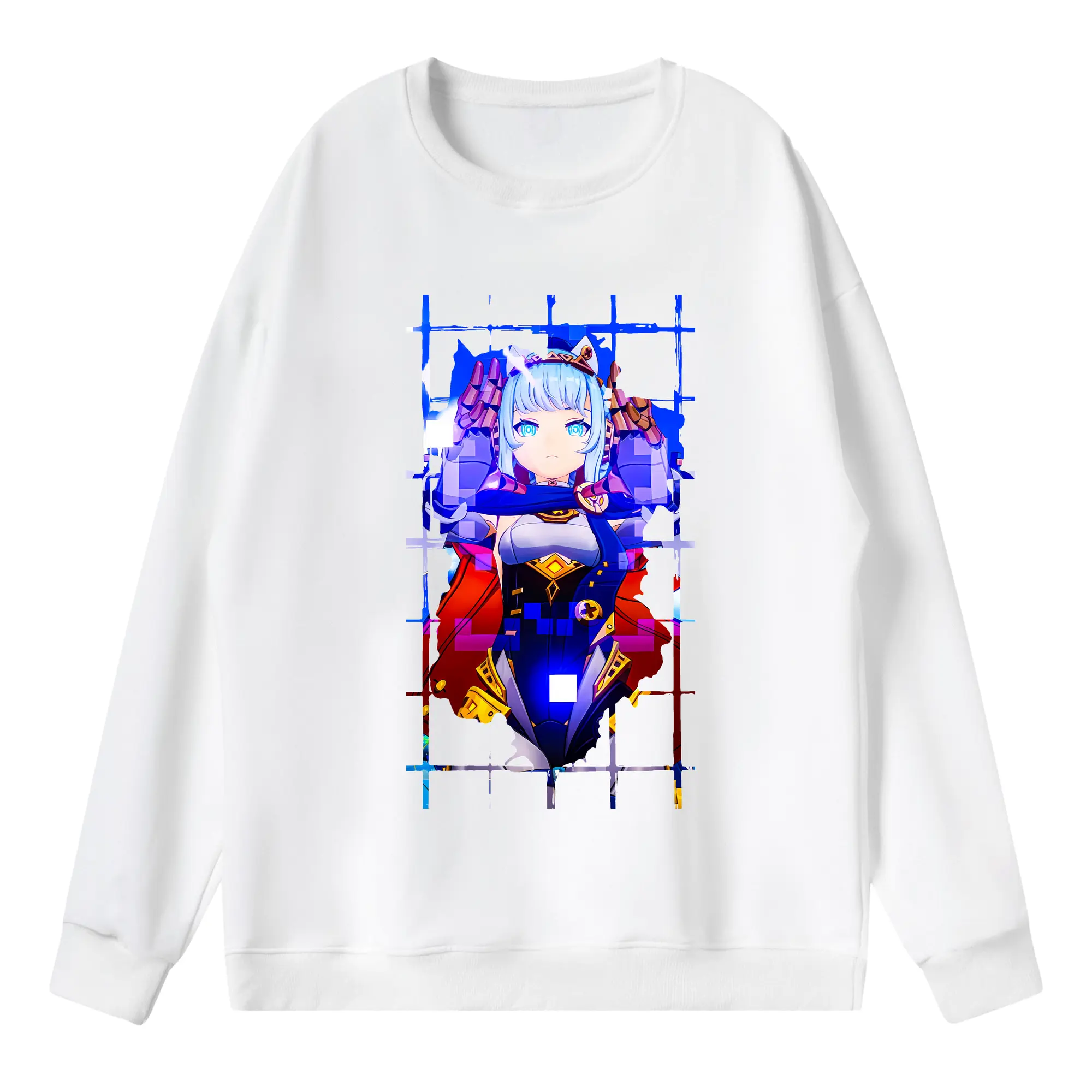 原 神 グッズ イネファ - 薄手 クルーネック スウェット 裏毛260g · ポリエステル 春秋向け カジュアル 男女兼用 · トレーナー デイリー スポーツ 散歩に最適