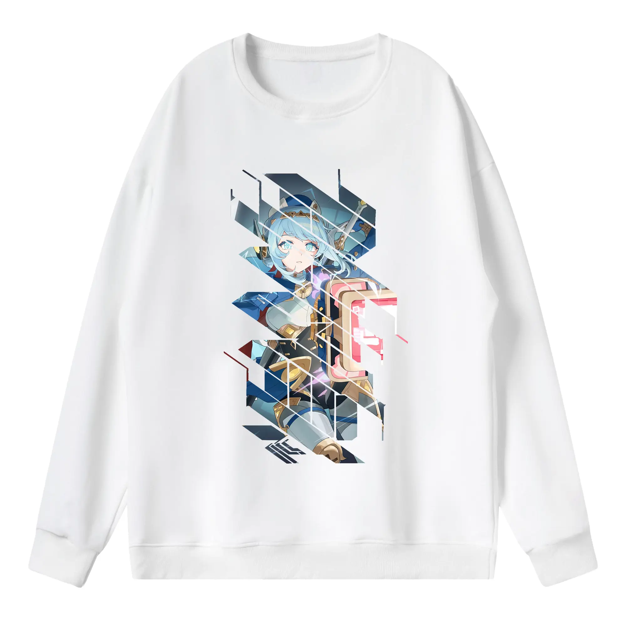 原 神 グッズ イネファ - 薄手 クルーネック スウェット 裏毛260g · ポリエステル 春秋向け カジュアル 男女兼用 · トレーナー デイリー スポーツ 散歩に最適