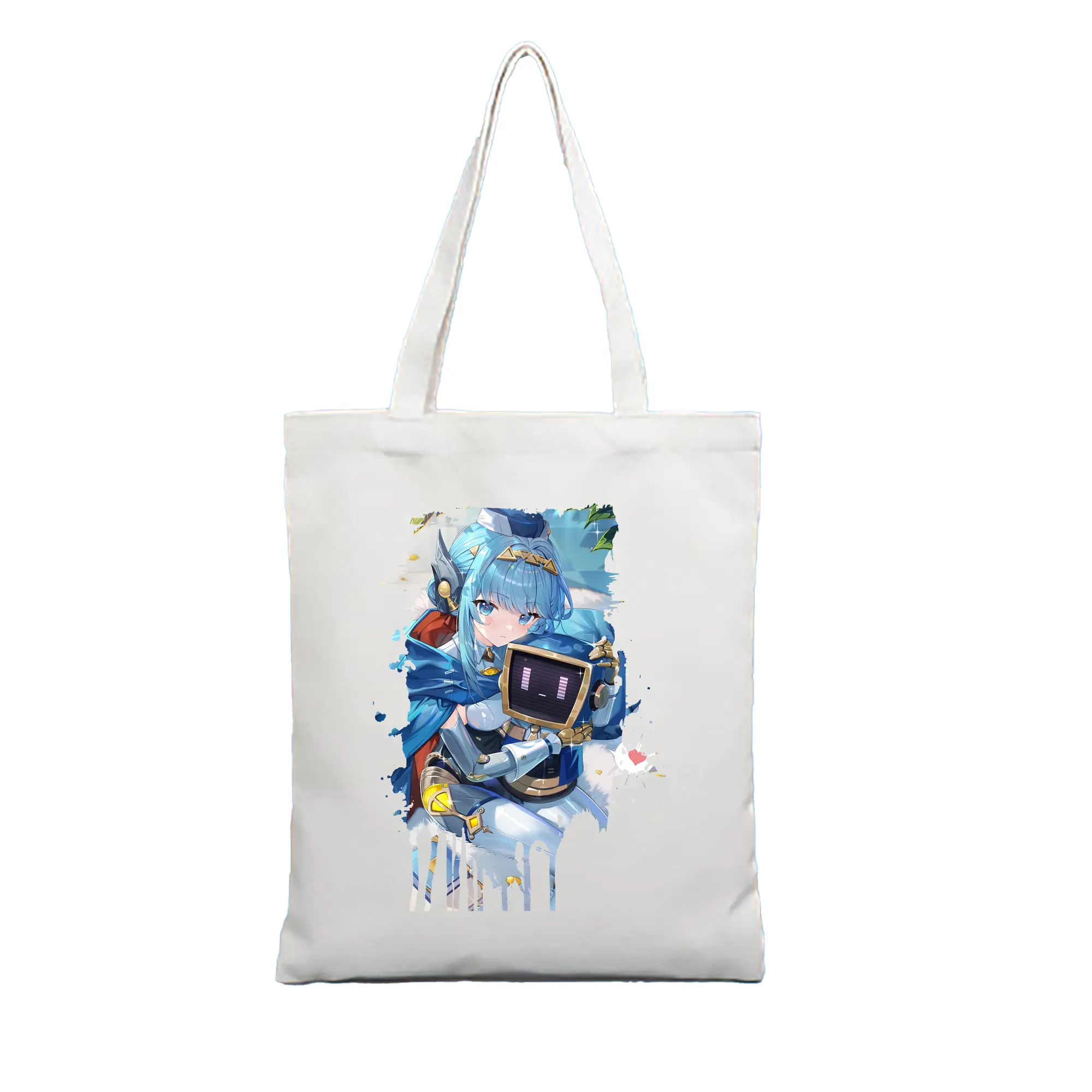 原 神 グッズ イネファ - 縦型キャンバス手提げバッグ（トートバッグ） ・ キャンバス素材 ・ ショッピング用 ・ 軽量 丈夫 お手入れ簡単