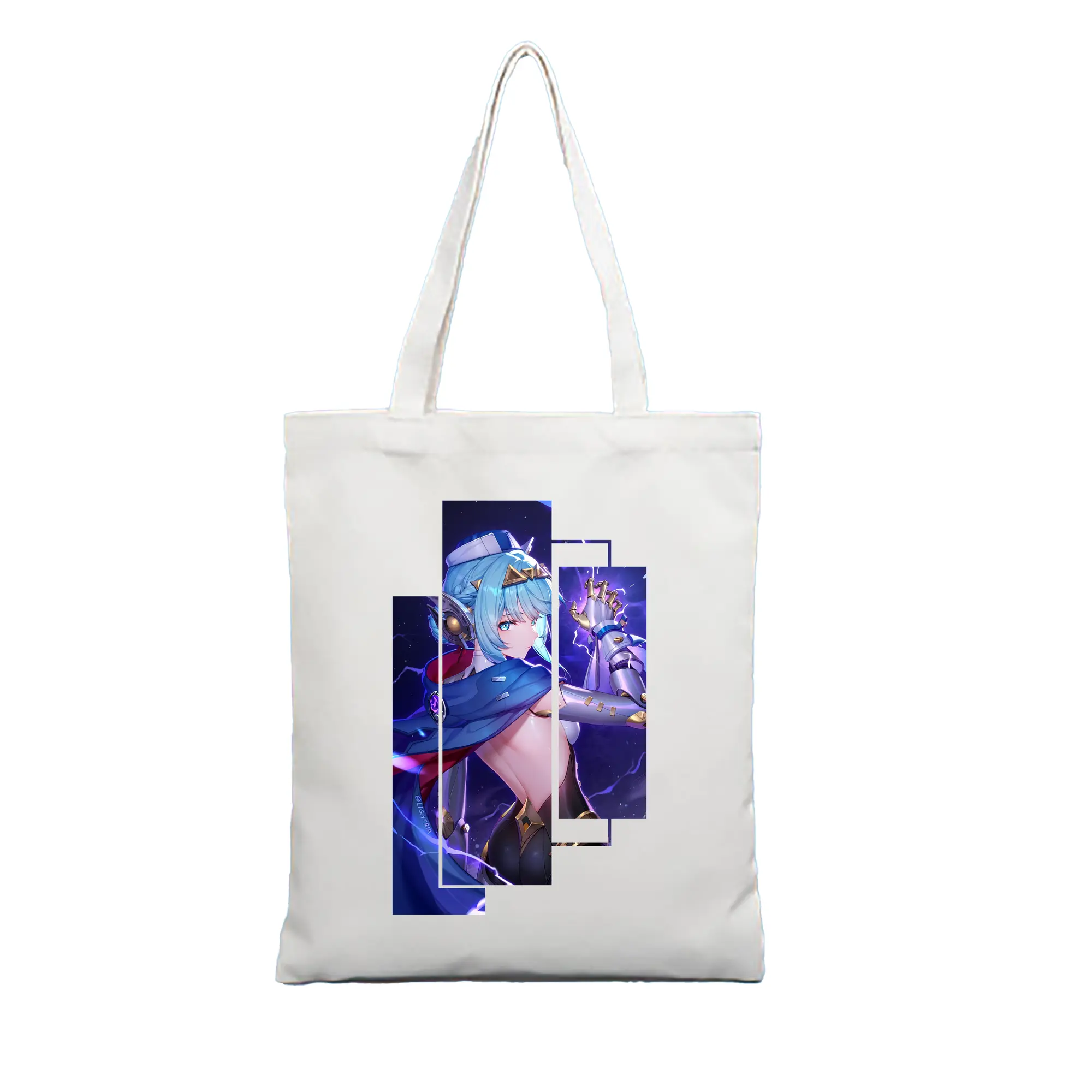 原 神 グッズ イネファ - 縦型キャンバス手提げバッグ（トートバッグ） ・ キャンバス素材 ・ ショッピング用 ・ 軽量 丈夫 お手入れ簡単