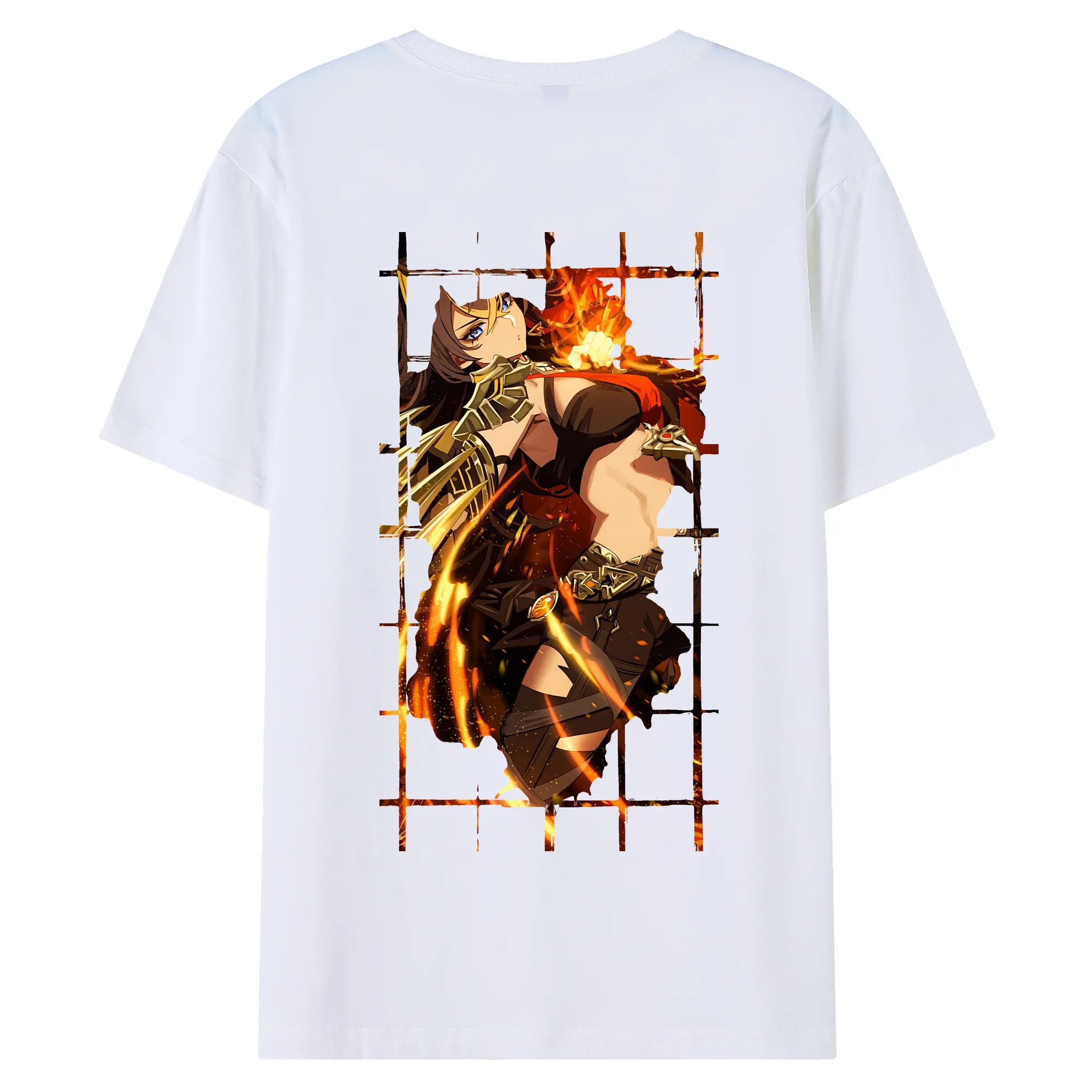 原 神 グッズ ディシア - 綿100％ 半袖Tシャツ ・ バックプリント ・ 快適 通気性 ・ 日常使い 散歩 スポーツ用