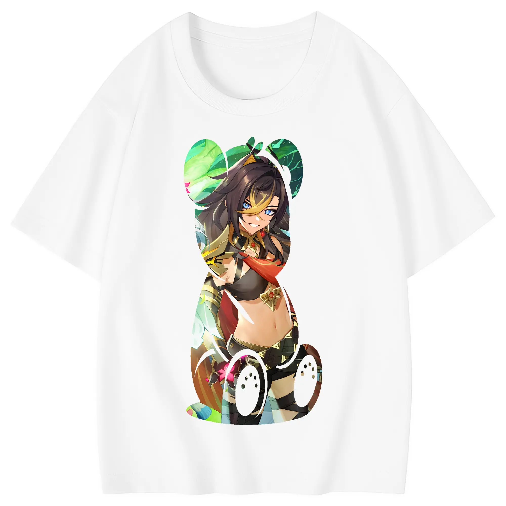 原 神 グッズ ディシア - 綿100％ キッズTシャツ ・ フロントプリント ・ 快適 通気性 ・ スポーツ カジュアル 散歩用