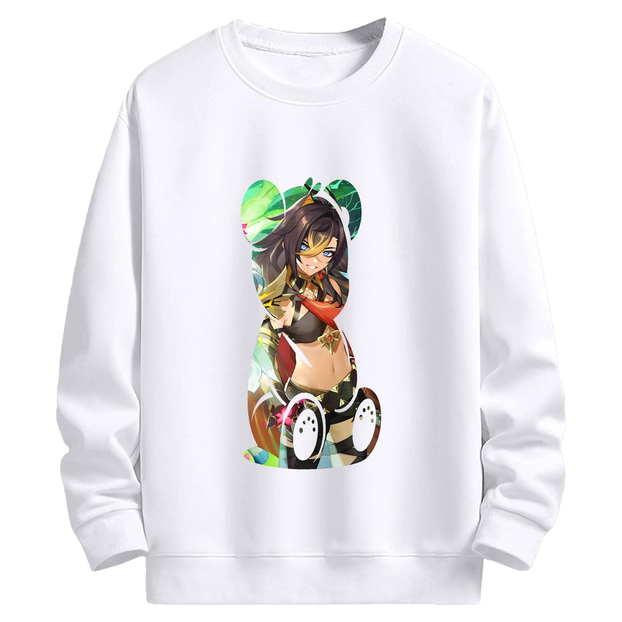 原 神 グッズ ディシア - 高品質 クルーネック スウェット ・ コットン59％ ポリエステル41％ ・ ユニセックス 長袖 トレーナー ・ カジュアル デイリー スポーツ 散歩用