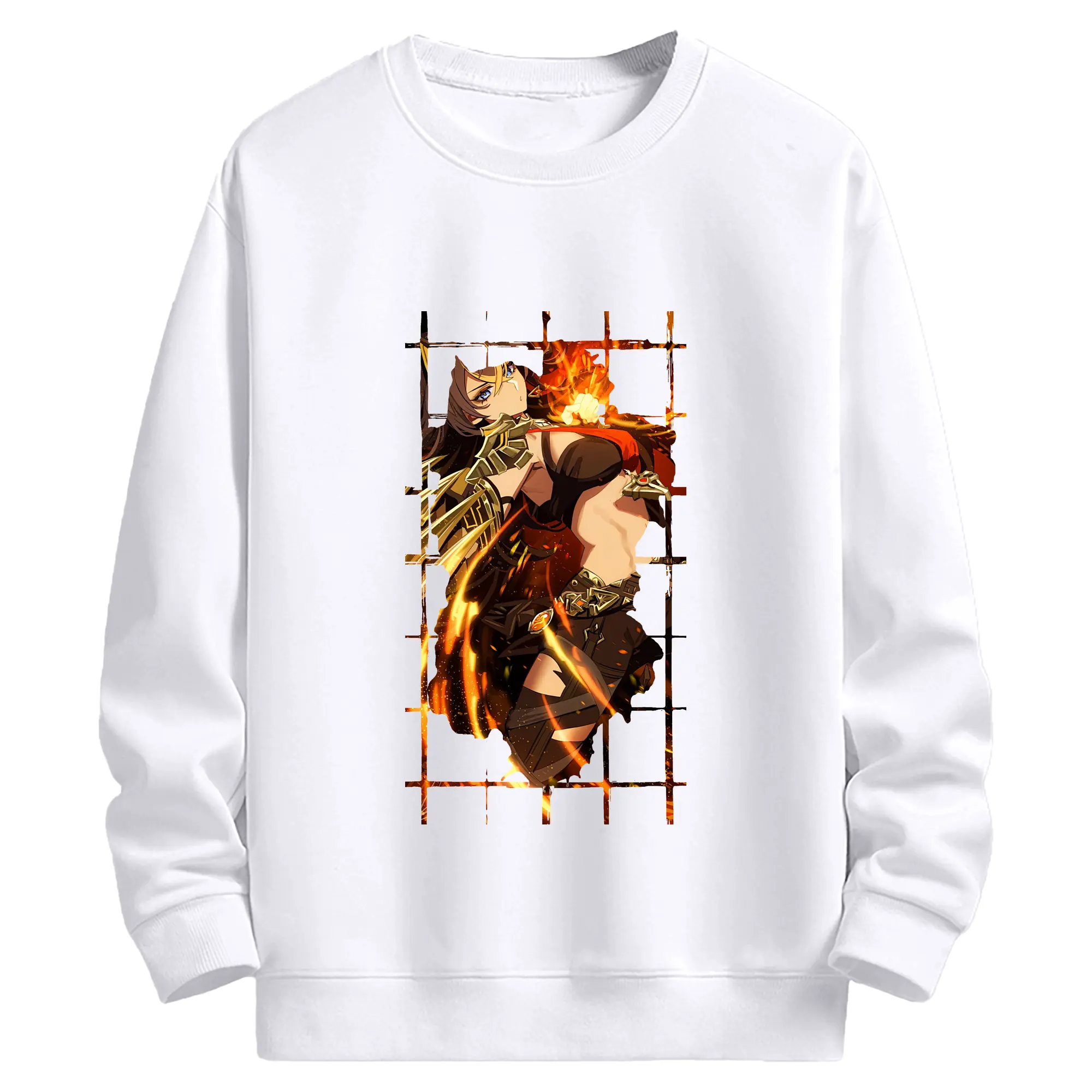 原 神 グッズ ディシア - 高品質 クルーネック スウェット ・ コットン59％ ポリエステル41％ ・ ユニセックス 長袖 トレーナー ・ カジュアル デイリー スポーツ 散歩用