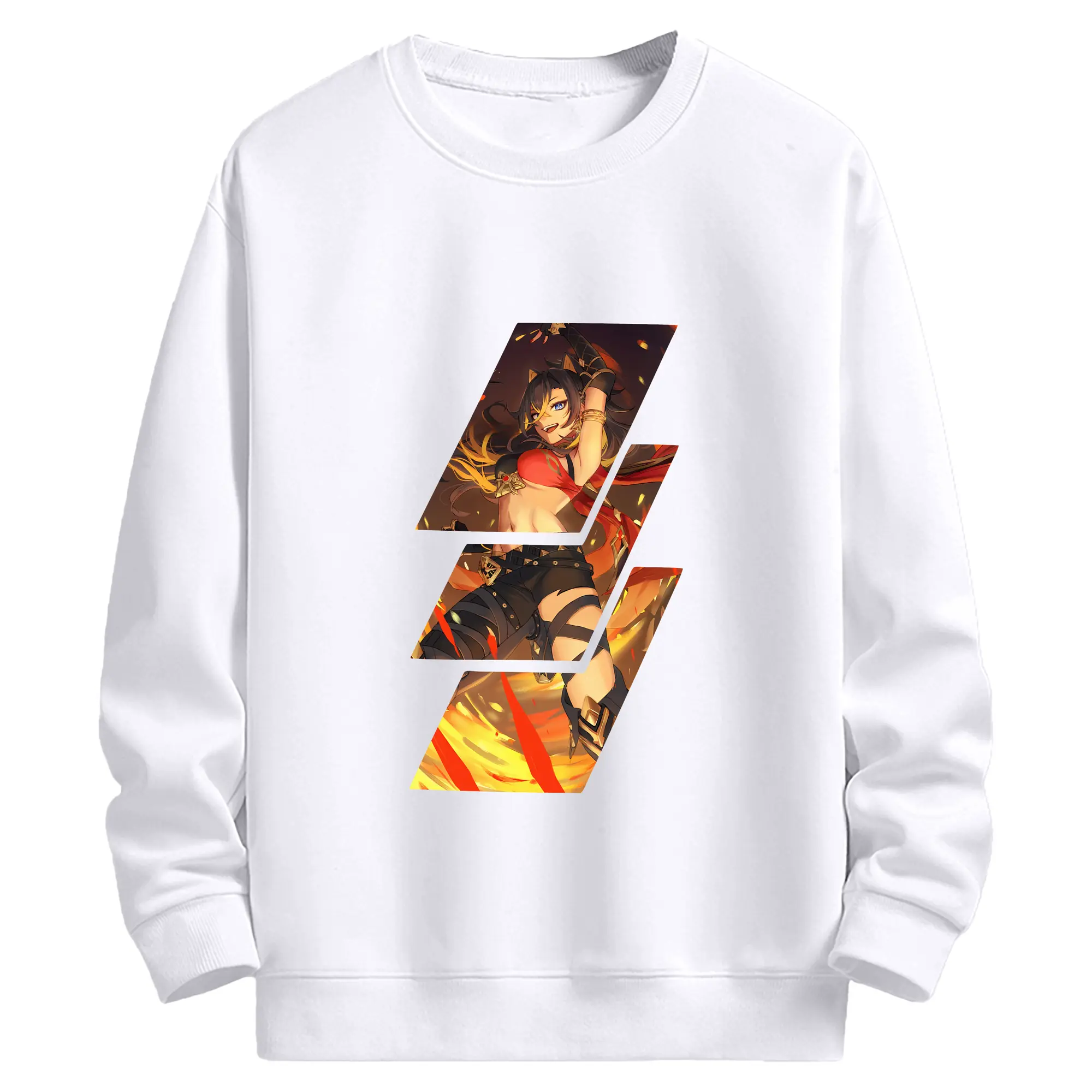 原 神 グッズ ディシア - 高品質 クルーネック スウェット ・ コットン59％ ポリエステル41％ ・ ユニセックス 長袖 トレーナー ・ カジュアル デイリー スポーツ 散歩用