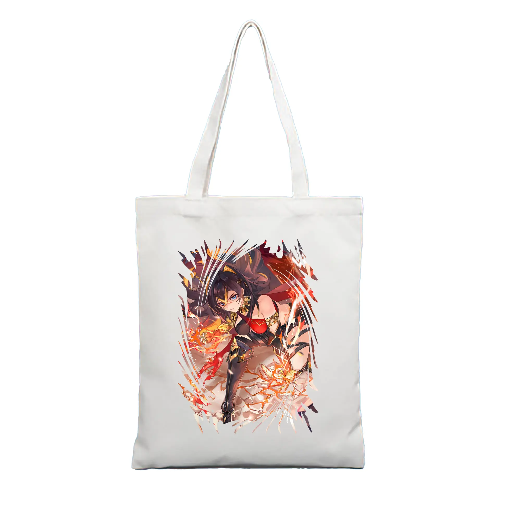 原 神 グッズ ディシア - 縦型キャンバス手提げバッグ（トートバッグ） ・ キャンバス素材 ・ ショッピング用 ・ 軽量 丈夫 お手入れ簡単