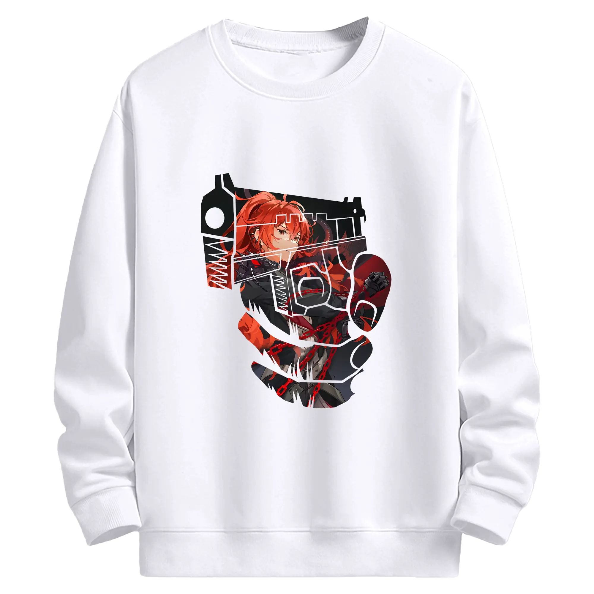 原 神 グッズ ディルック - 高品質 クルーネック スウェット ・ コットン59％ ポリエステル41％ ・ ユニセックス 長袖 トレーナー ・ カジュアル デイリー スポーツ 散歩用