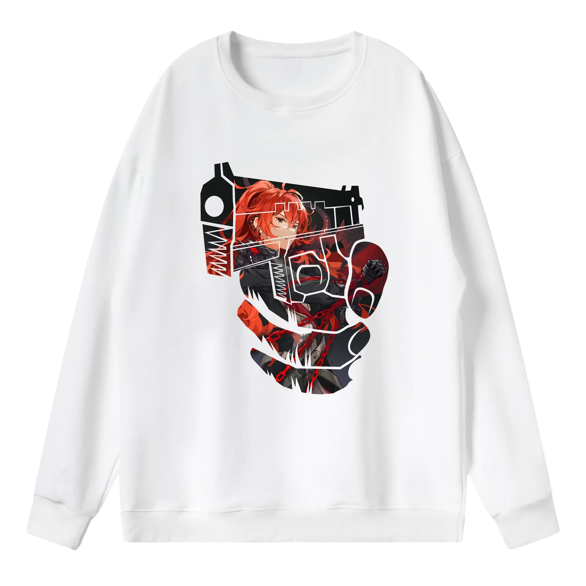 原 神 グッズ ディルック - 薄手 クルーネック スウェット 裏毛260g · ポリエステル 春秋向け カジュアル 男女兼用 · トレーナー デイリー スポーツ 散歩に最適