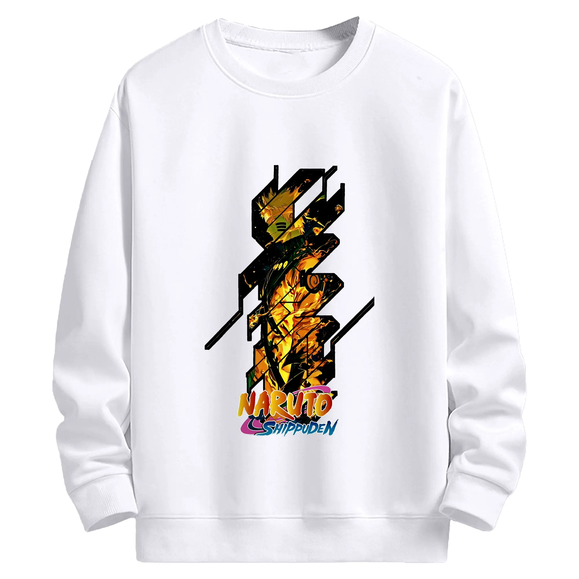 ナルト グッズ うずまき ナルト - 高品質 クルーネック スウェット ・ コットン59％ ポリエステル41％ ・ ユニセックス 長袖 トレーナー ・ カジュアル デイリー スポーツ 散歩用