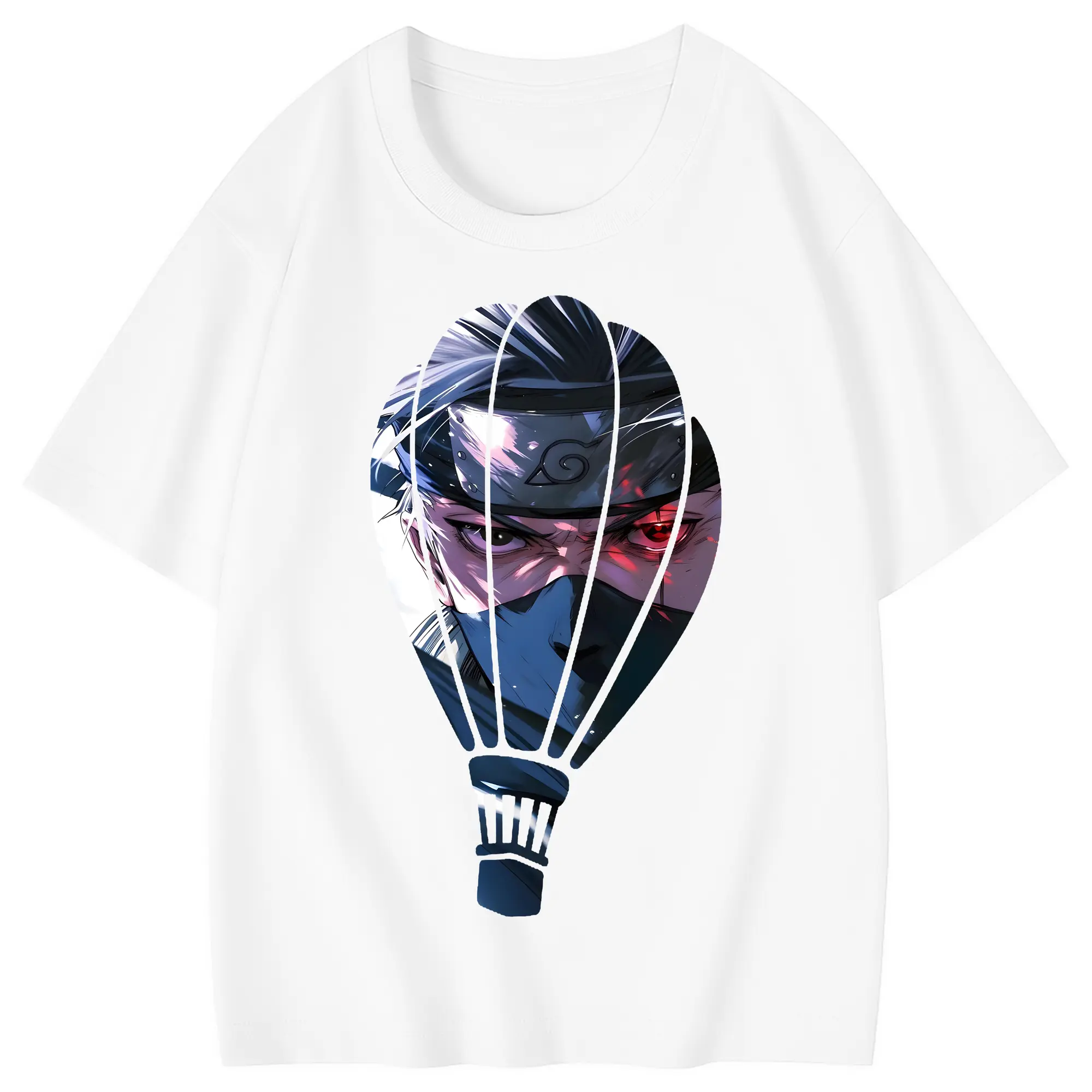 ナルト グッズ はたけ カカシ - 綿100％ キッズTシャツ ・ フロントプリント ・ 快適 通気性 ・ スポーツ カジュアル 散歩用