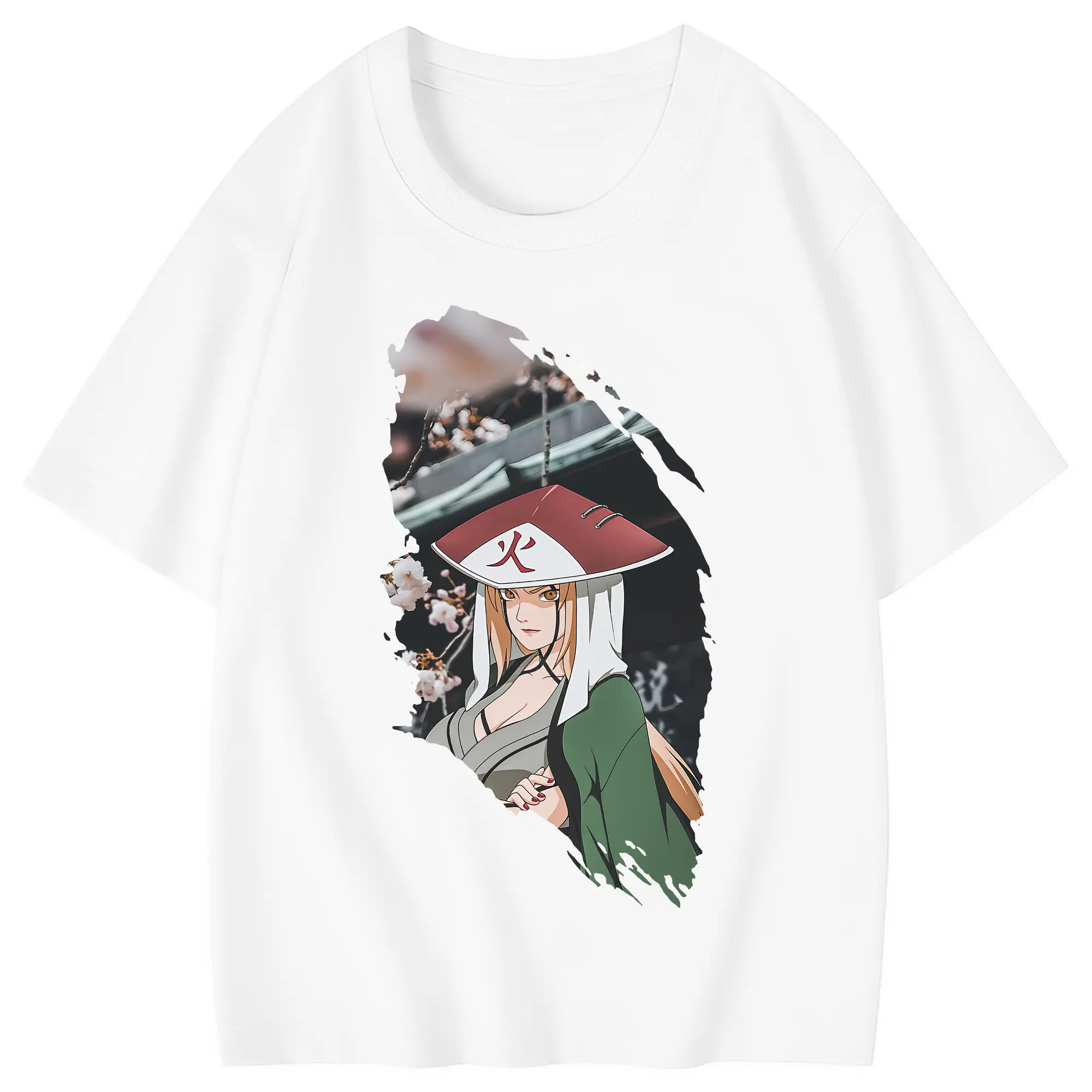 ナルト グッズ 綱手 - 綿100％ キッズTシャツ ・ フロントプリント ・ 快適 通気性 ・ スポーツ カジュアル 散歩用