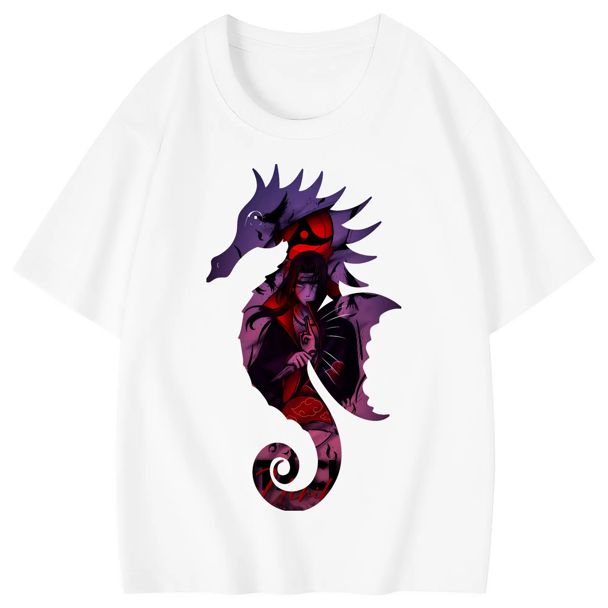 ナルト グッズ うちは イタチ - 綿100％ キッズTシャツ ・ フロントプリント ・ 快適 通気性 ・ スポーツ カジュアル 散歩用