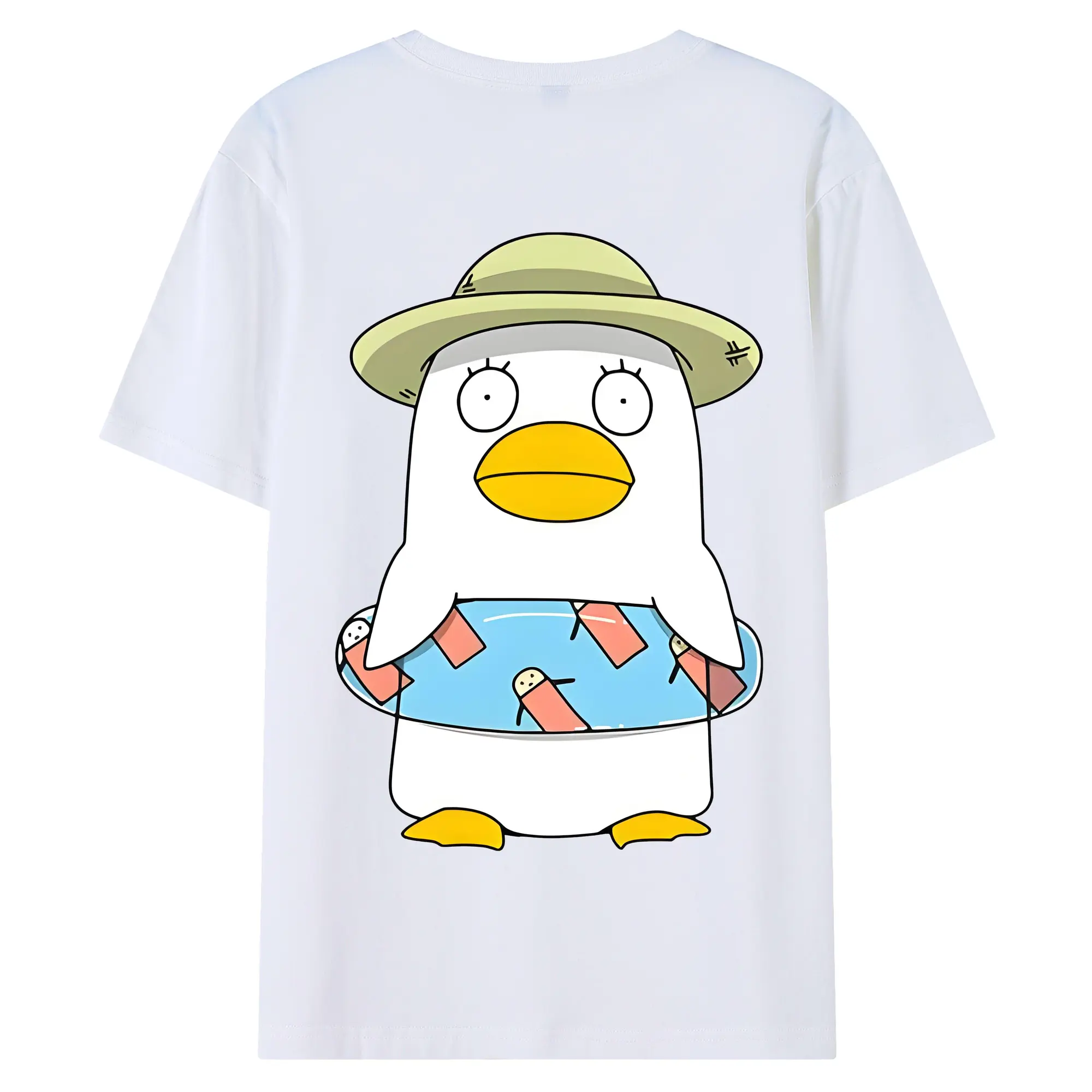 銀魂 グッズ エリザベス - 綿100％ 半袖Tシャツ ・ バックプリント ・ 快適 通気性 ・ 日常使い 散歩 スポーツ用