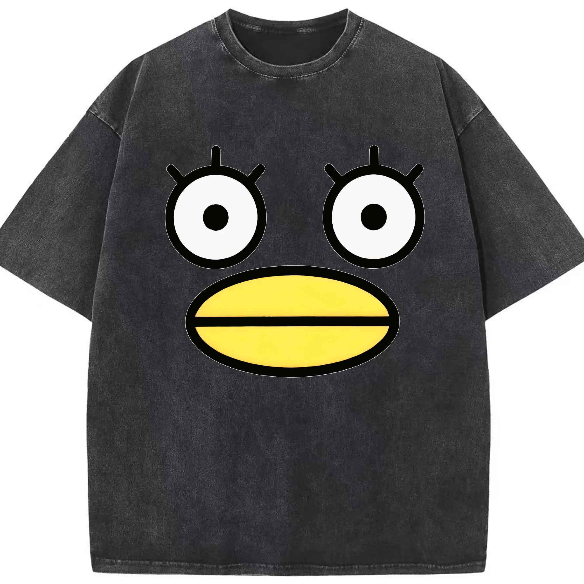 銀魂 グッズ エリザベス - 綿100％ ヴィンテージ風 半袖Tシャツ ・ フロントプリント ・ 柔らか肌触り ・ 通気性 快適 ・ スポーツ カジュアル 外出用