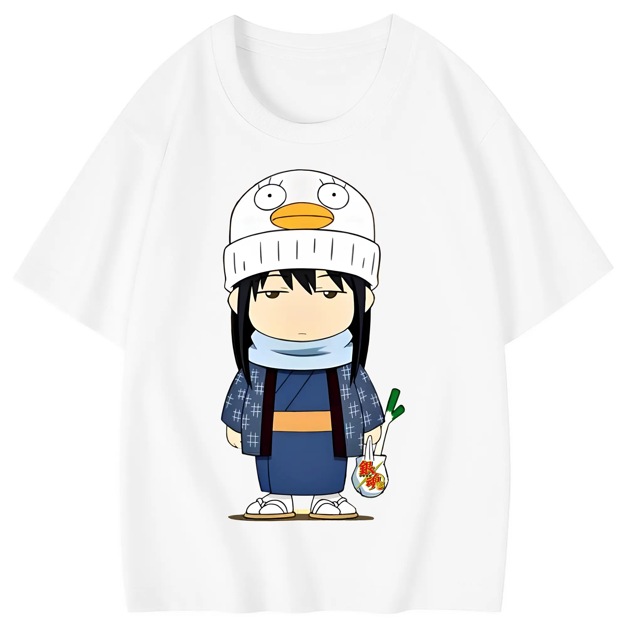 銀魂 グッズ 桂 小太郎 - 綿100％ キッズTシャツ ・ フロントプリント ・ 快適 通気性 ・ スポーツ カジュアル 散歩用