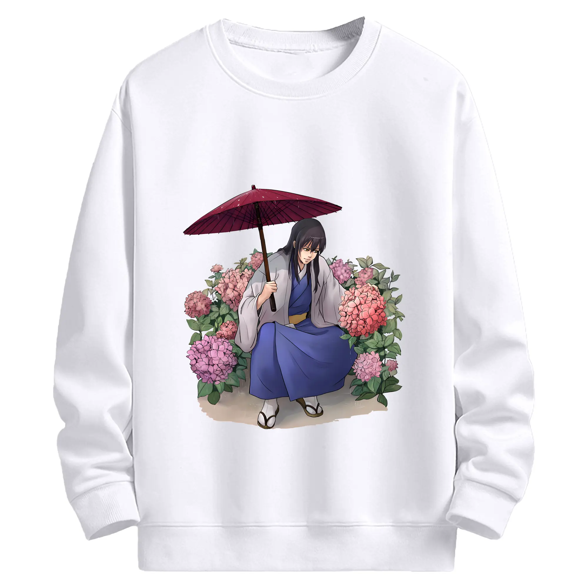 銀魂 グッズ 桂 小太郎 - 高品質 クルーネック スウェット ・ コットン59％ ポリエステル41％ ・ ユニセックス 長袖 トレーナー ・ カジュアル デイリー スポーツ 散歩用