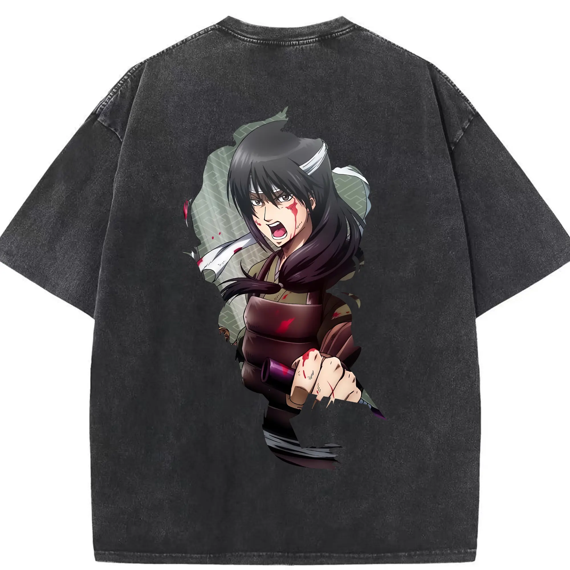 銀魂 グッズ 桂 小太郎 - 綿100％ ヴィンテージ風 半袖Tシャツ ・ 背面プリント ・ 柔らか肌触り ・ 通気性 快適 ・ スポーツ カジュアル 外出用