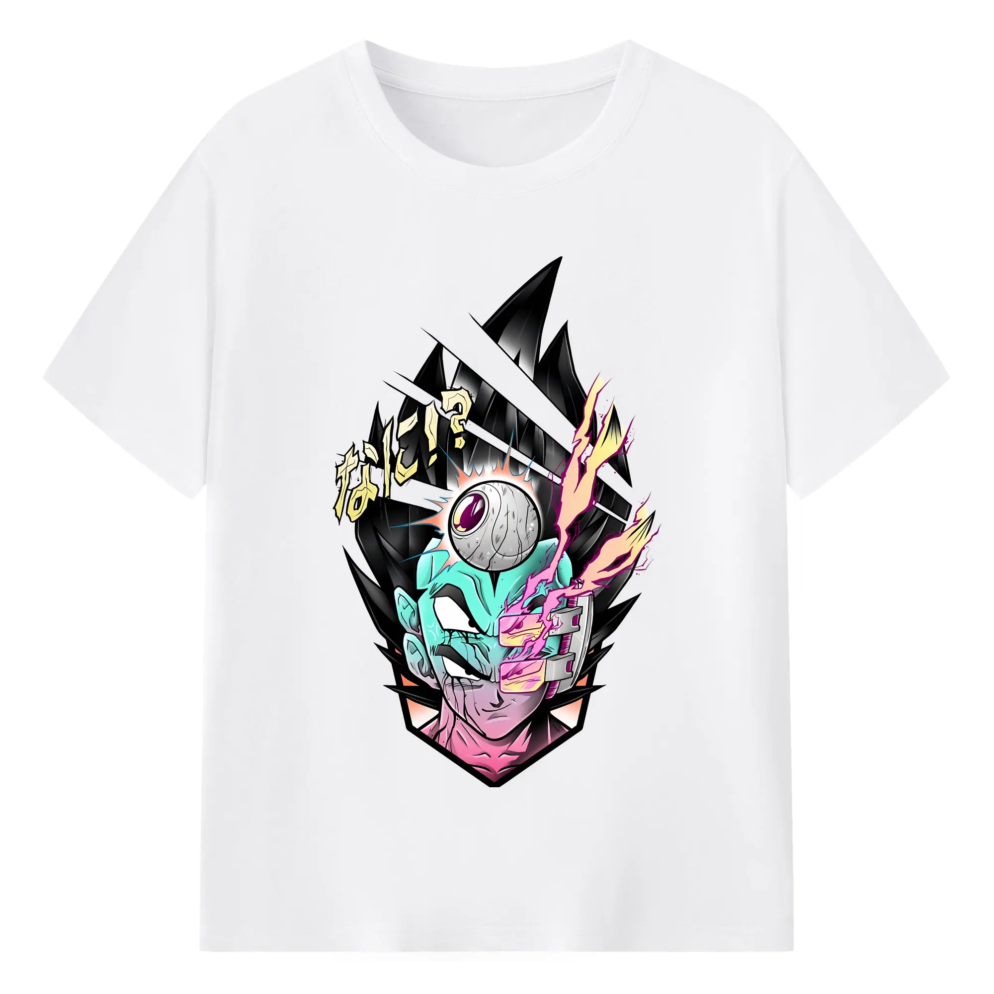 ドラゴンボール グッズ 孫 悟空 - 綿100％ 半袖Tシャツ ・ フロントプリント ・ 快適 通気性 ・ 日常使い 散歩 スポーツ用