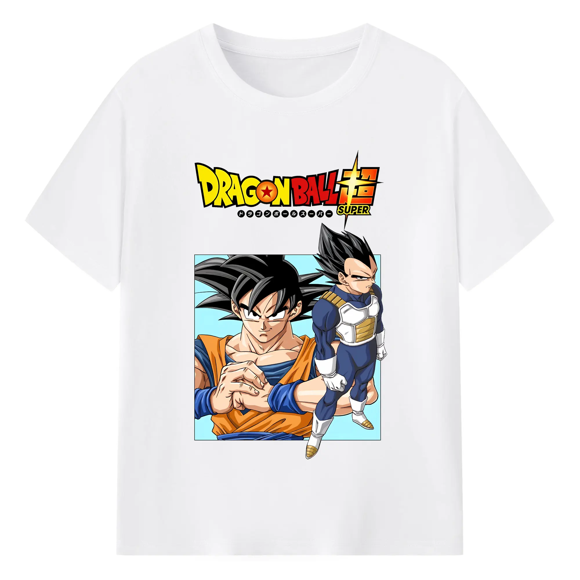 ドラゴンボール グッズ 孫 悟空 - 綿100％ 半袖Tシャツ ・ フロントプリント ・ 快適 通気性 ・ 日常使い 散歩 スポーツ用