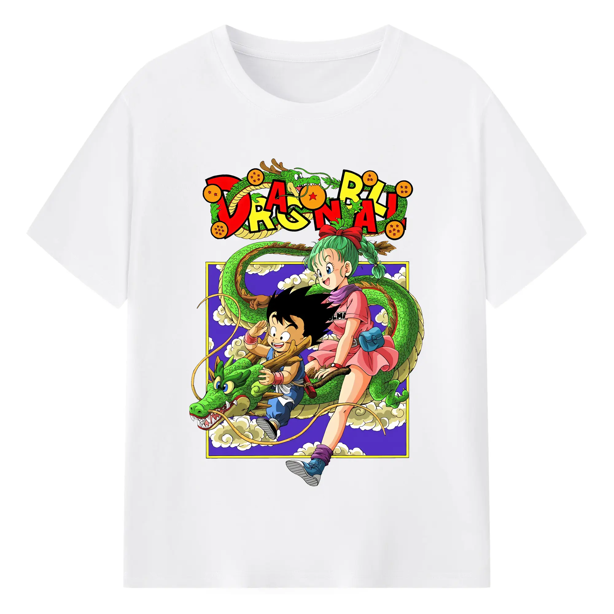 ドラゴンボール グッズ 孫 悟空 - 綿100％ 半袖Tシャツ ・ フロントプリント ・ 快適 通気性 ・ 日常使い 散歩 スポーツ用