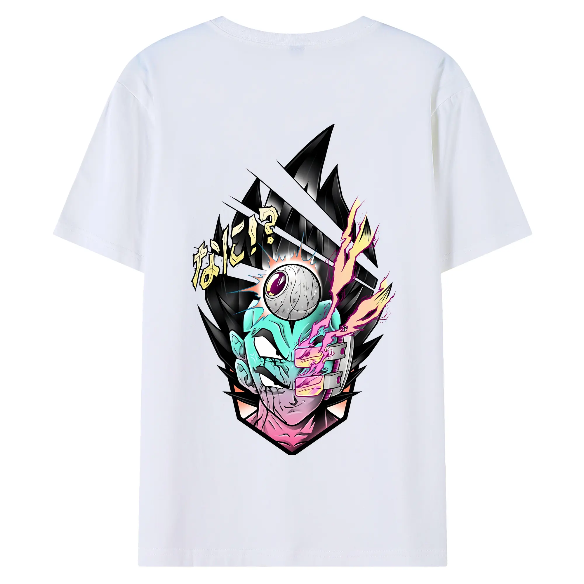 ドラゴンボール グッズ 孫 悟空 - 綿100％ 半袖Tシャツ ・ バックプリント ・ 快適 通気性 ・ 日常使い 散歩 スポーツ用