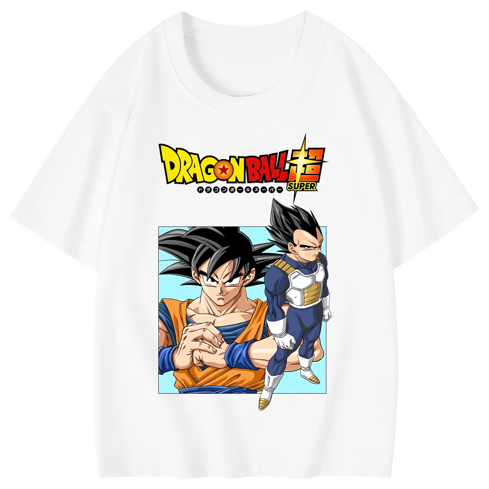 ドラゴンボール グッズ 孫 悟空 - 綿100％ キッズTシャツ ・ フロントプリント ・ 快適 通気性 ・ スポーツ カジュアル 散歩用