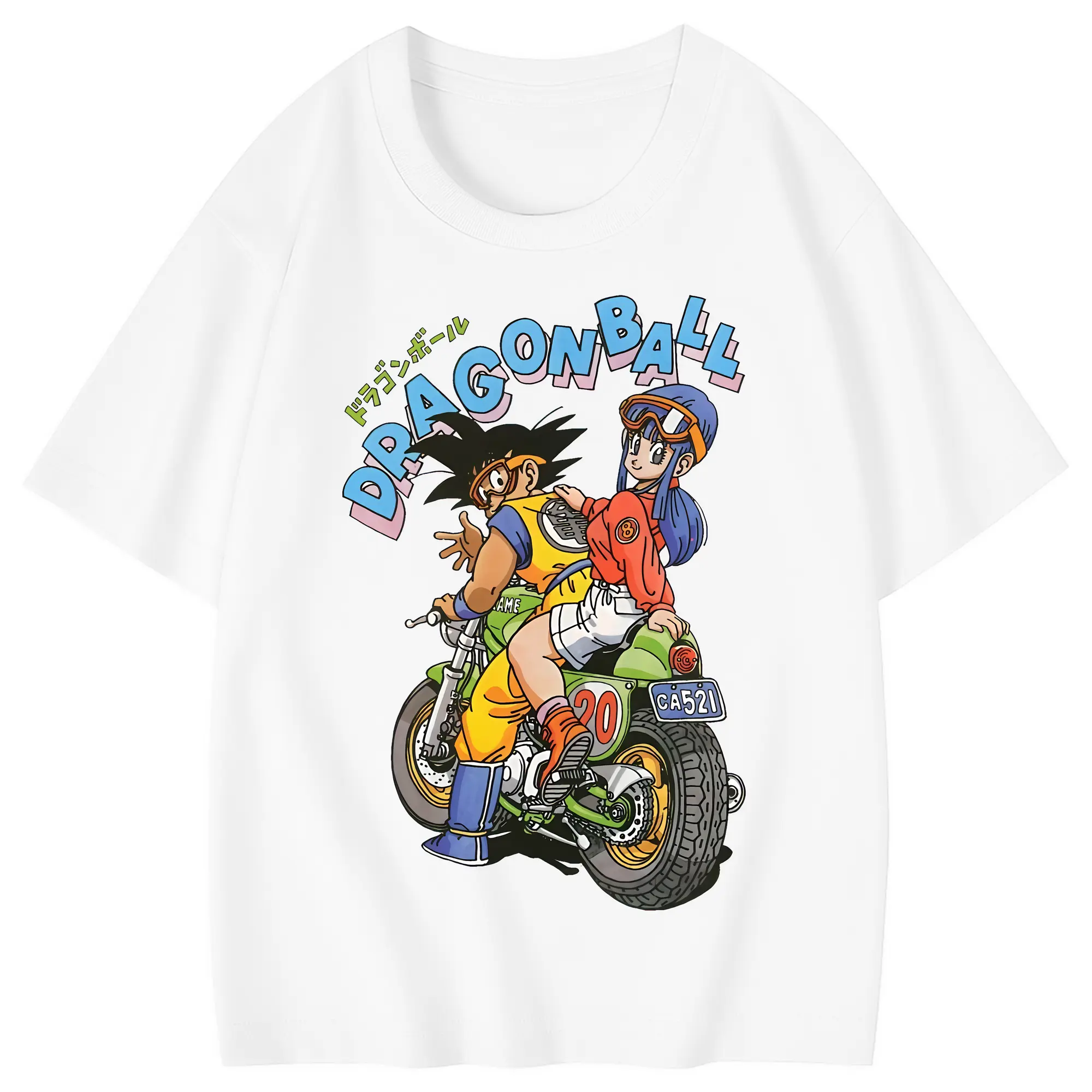 ドラゴンボール グッズ 孫 悟空 - 綿100％ キッズTシャツ ・ フロントプリント ・ 快適 通気性 ・ スポーツ カジュアル 散歩用