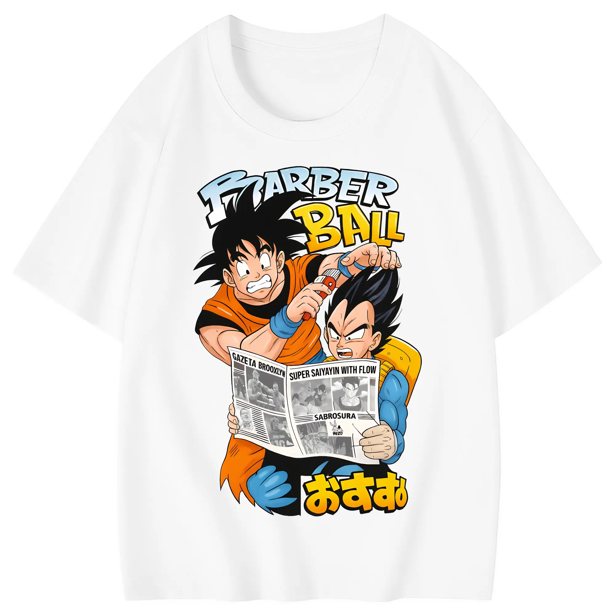 ドラゴンボール グッズ 孫 悟空 - 綿100％ キッズTシャツ ・ フロントプリント ・ 快適 通気性 ・ スポーツ カジュアル 散歩用