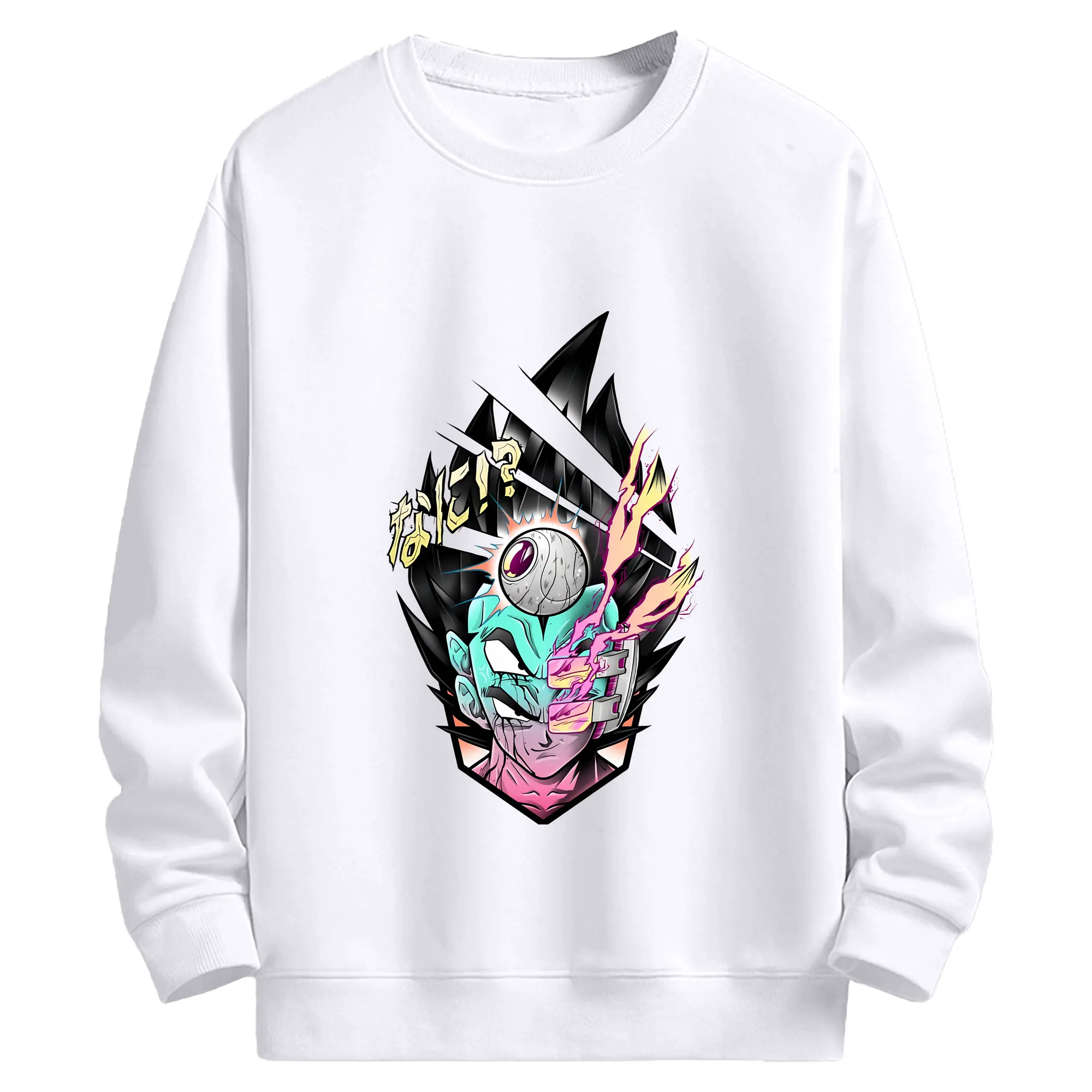 ドラゴンボール グッズ 孫 悟空 - 高品質 クルーネック スウェット ・ コットン59％ ポリエステル41％ ・ ユニセックス 長袖 トレーナー ・ カジュアル デイリー スポーツ 散歩用