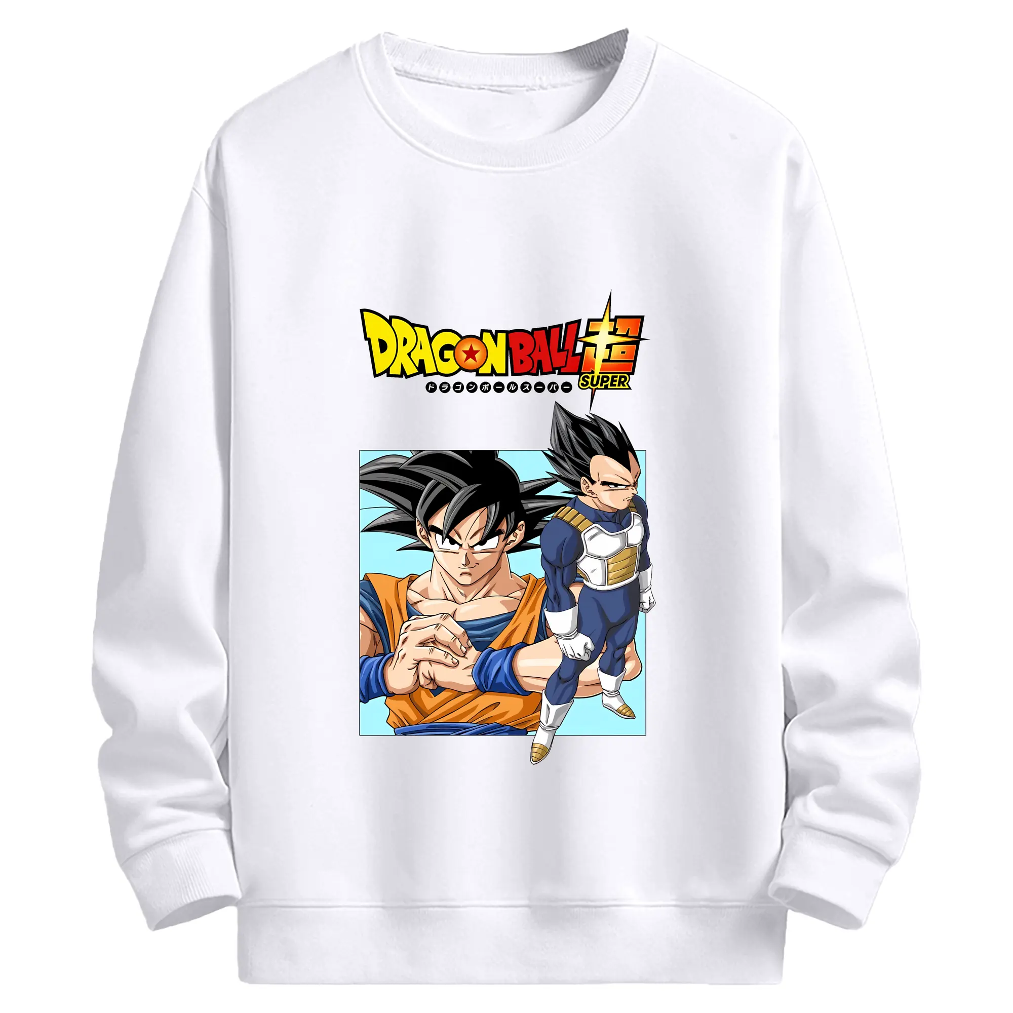 ドラゴンボール グッズ 孫 悟空 - 高品質 クルーネック スウェット ・ コットン59％ ポリエステル41％ ・ ユニセックス 長袖 トレーナー ・ カジュアル デイリー スポーツ 散歩用