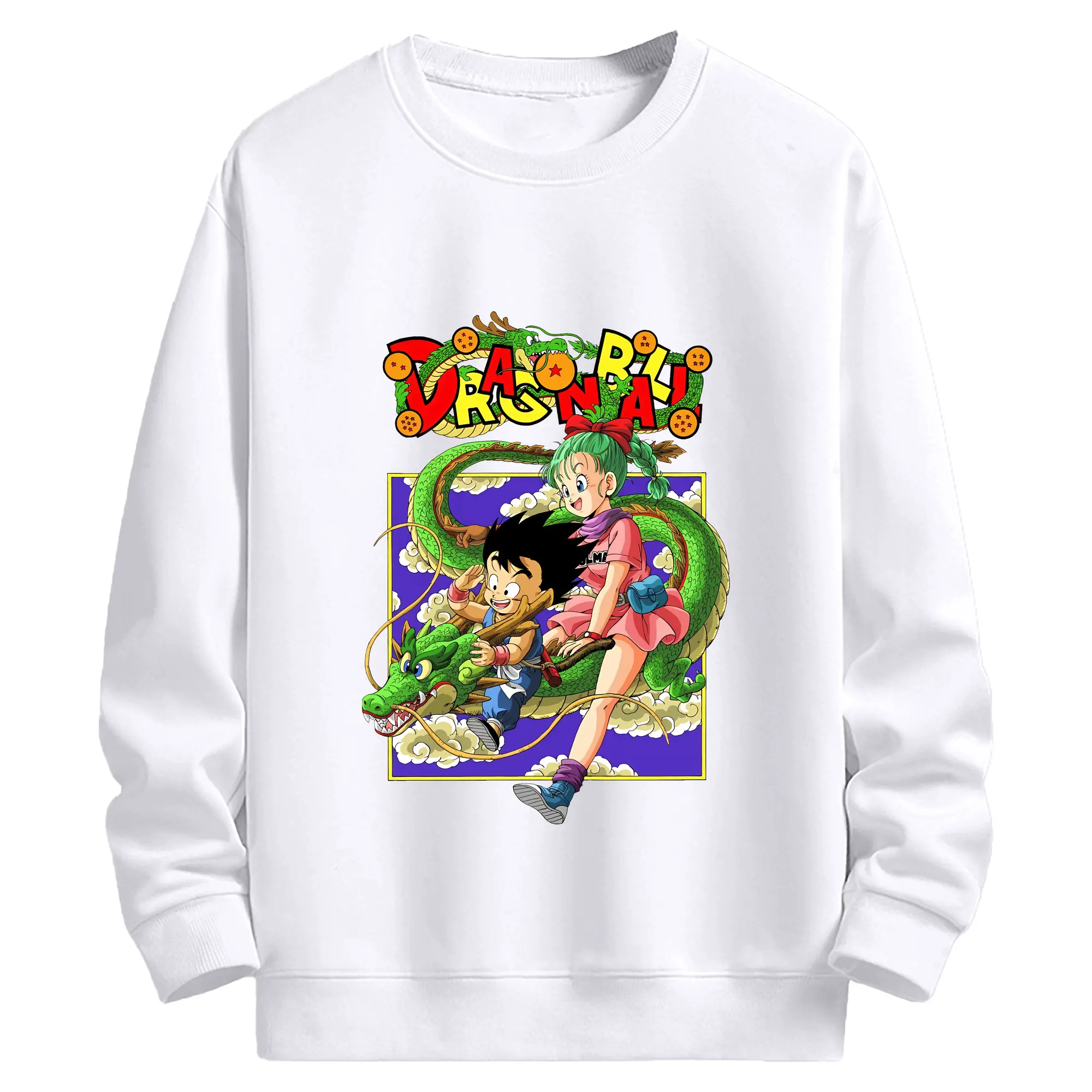 ドラゴンボール グッズ 孫 悟空 - 高品質 クルーネック スウェット ・ コットン59％ ポリエステル41％ ・ ユニセックス 長袖 トレーナー ・ カジュアル デイリー スポーツ 散歩用
