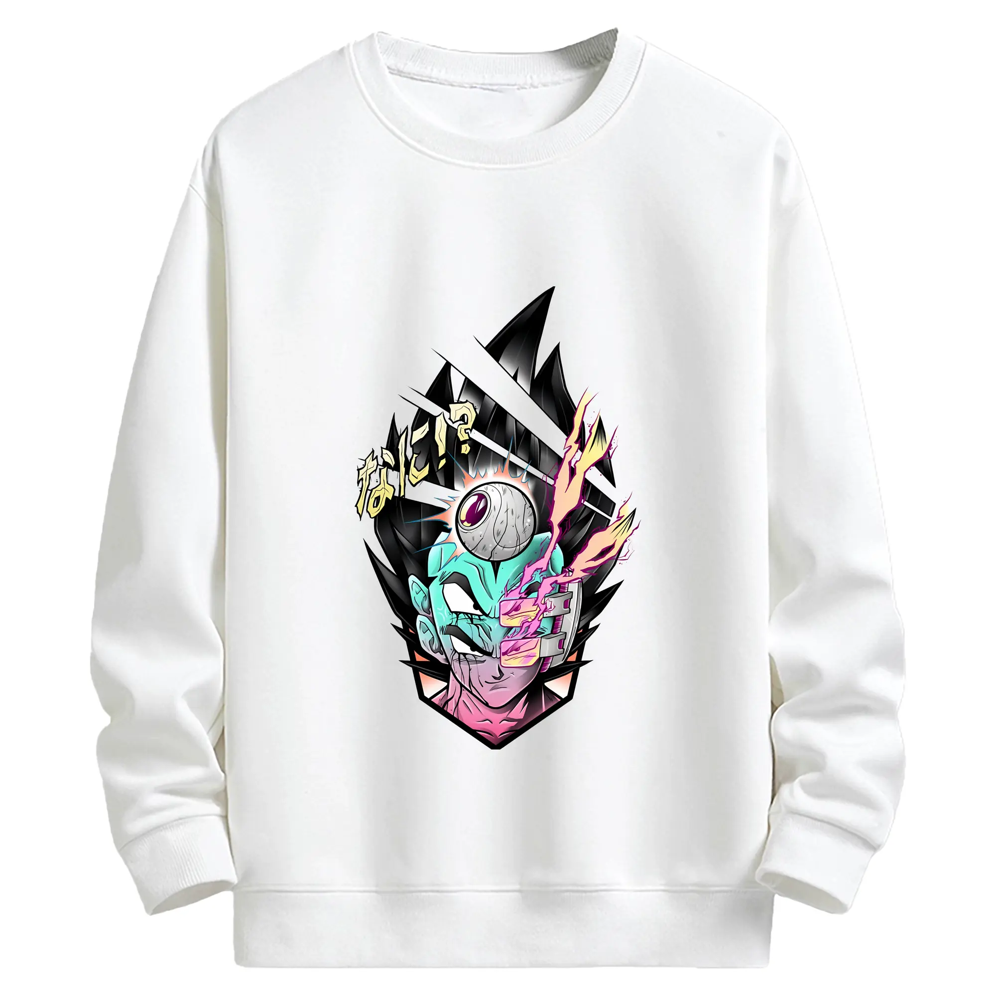 ドラゴンボール グッズ 孫 悟空 - キッズ クルーネックスウェットシャツ ・ フロントプリント ・ 綿80％ ポリエステル20％ ・ 快適 通学 スポーツ 日常使い お散歩用