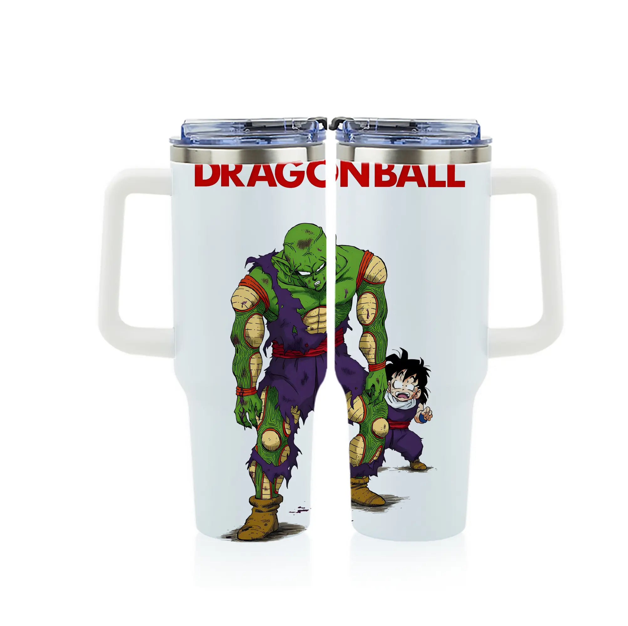 ドラゴンボール グッズ ピッコロ - 1200mL フルプリント車用タンブラー ・ 304ステンレス 内側 ・ 201ステンレス 外側 ・ 保温 保冷 ・ 通勤 ドライブ アウトドア用