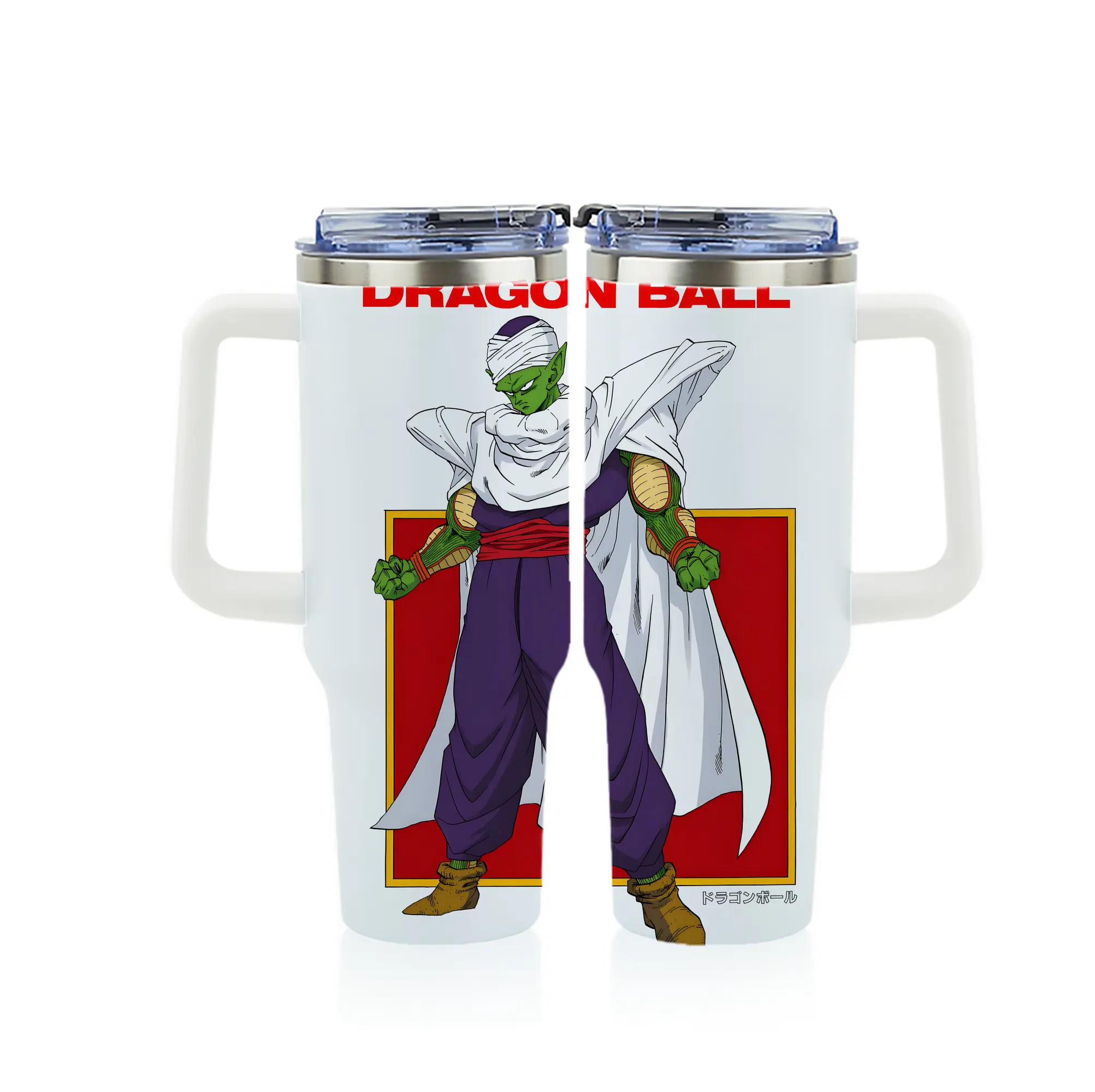 ドラゴンボール グッズ ピッコロ - 1200mL フルプリント車用タンブラー ・ 304ステンレス 内側 ・ 201ステンレス 外側 ・ 保温 保冷 ・ 通勤 ドライブ アウトドア用
