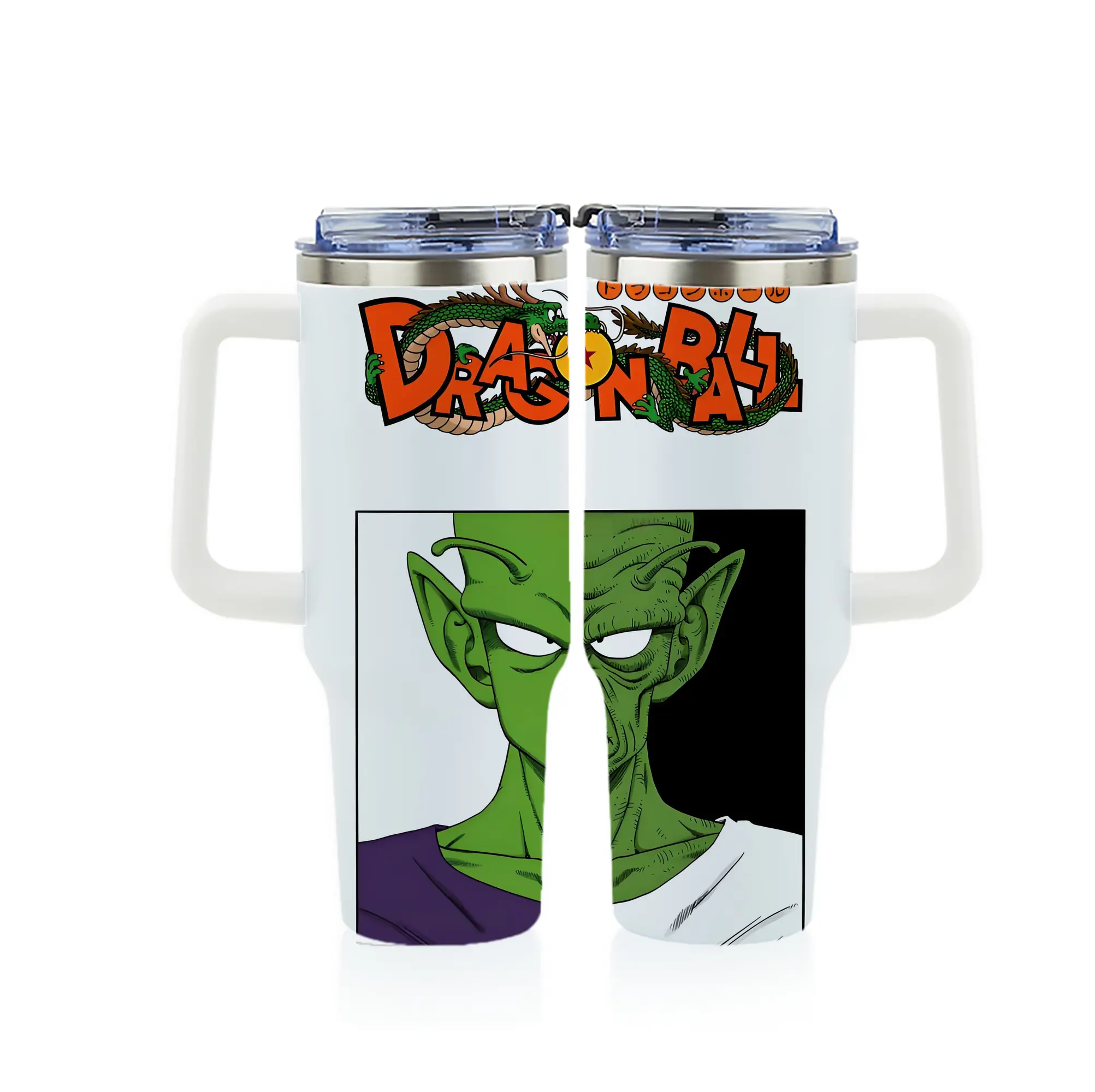 ドラゴンボール グッズ ピッコロ - 1200mL フルプリント車用タンブラー ・ 304ステンレス 内側 ・ 201ステンレス 外側 ・ 保温 保冷 ・ 通勤 ドライブ アウトドア用