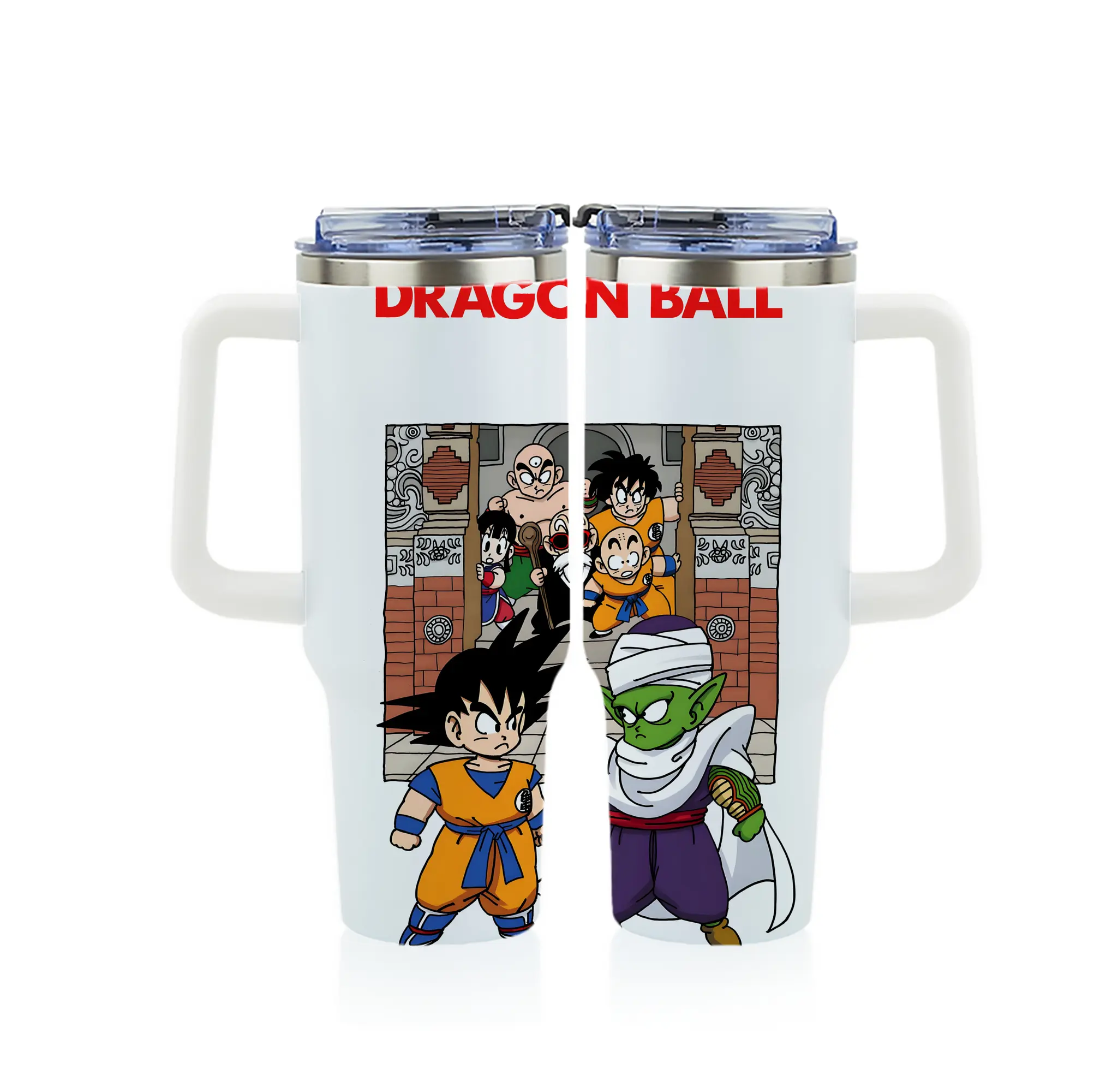 ドラゴンボール グッズ ピッコロ - 1200mL フルプリント車用タンブラー ・ 304ステンレス 内側 ・ 201ステンレス 外側 ・ 保温 保冷 ・ 通勤 ドライブ アウトドア用