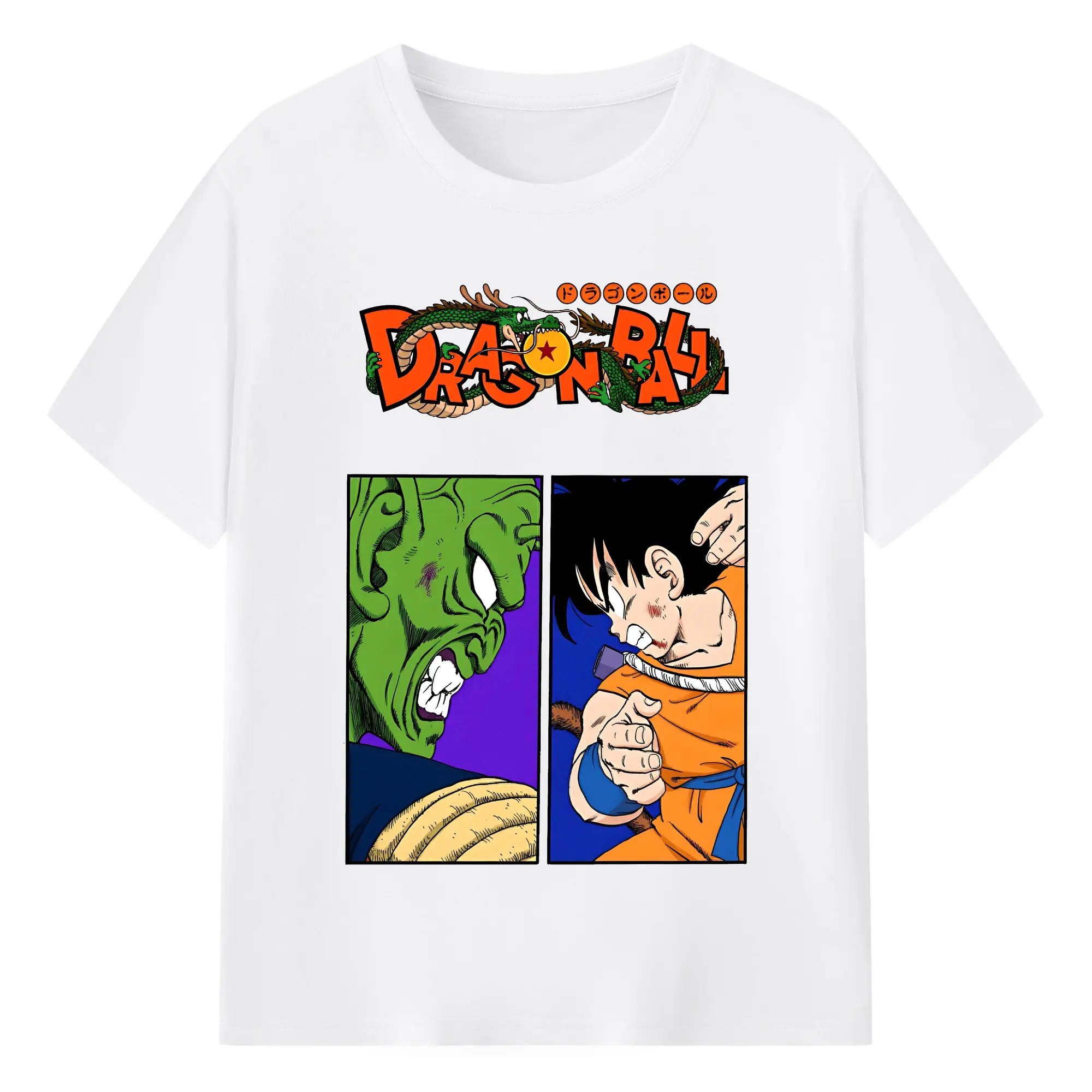 ドラゴンボール グッズ ピッコロ - 綿100％ 半袖Tシャツ ・ フロントプリント ・ 快適 通気性 ・ 日常使い 散歩 スポーツ用