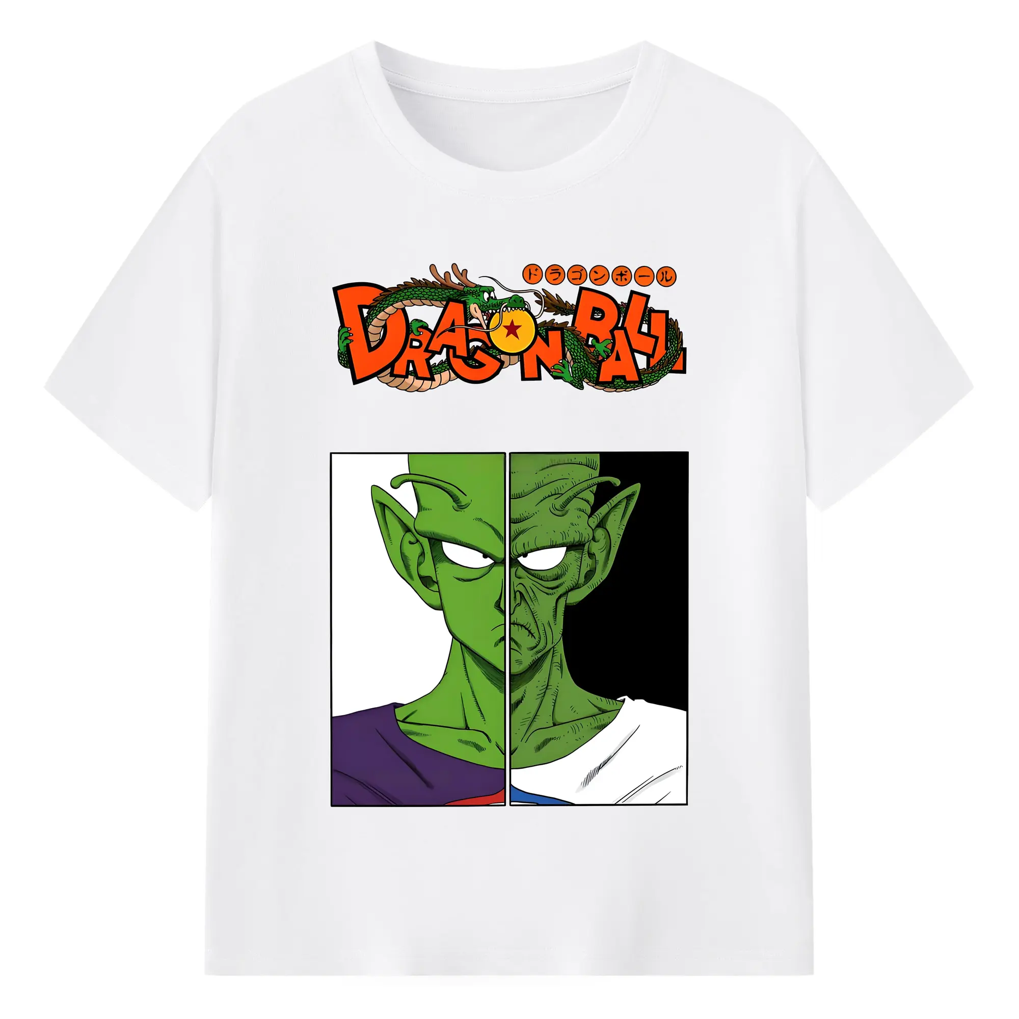 ドラゴンボール グッズ ピッコロ - 綿100％ 半袖Tシャツ ・ フロントプリント ・ 快適 通気性 ・ 日常使い 散歩 スポーツ用