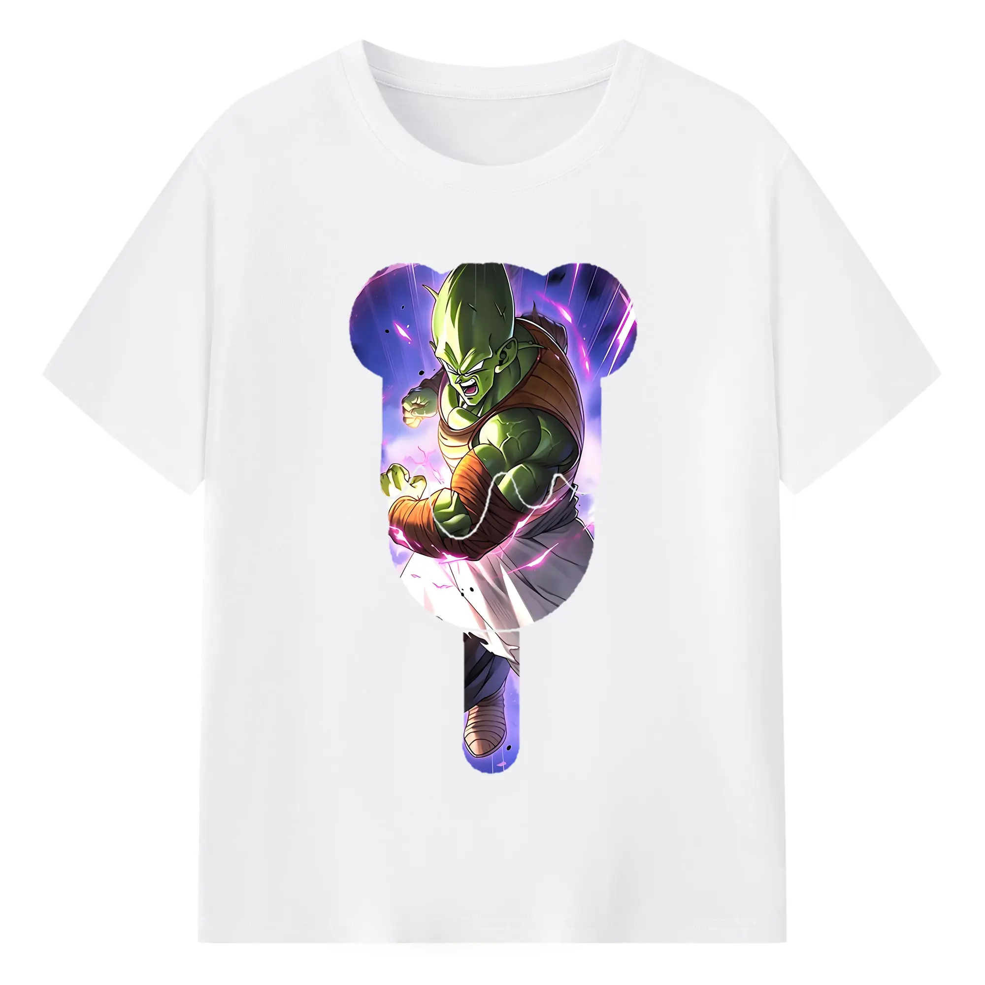 ドラゴンボール グッズ ピッコロ - 綿100％ 半袖Tシャツ ・ フロントプリント ・ 快適 通気性 ・ 日常使い 散歩 スポーツ用
