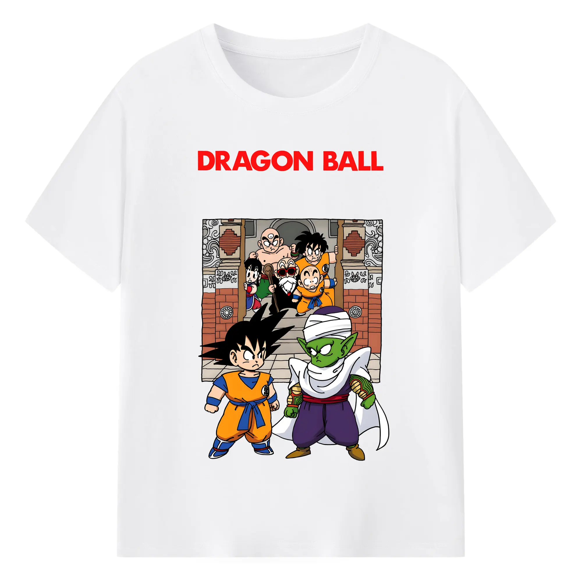 ドラゴンボール グッズ ピッコロ - 綿100％ 半袖Tシャツ ・ フロントプリント ・ 快適 通気性 ・ 日常使い 散歩 スポーツ用