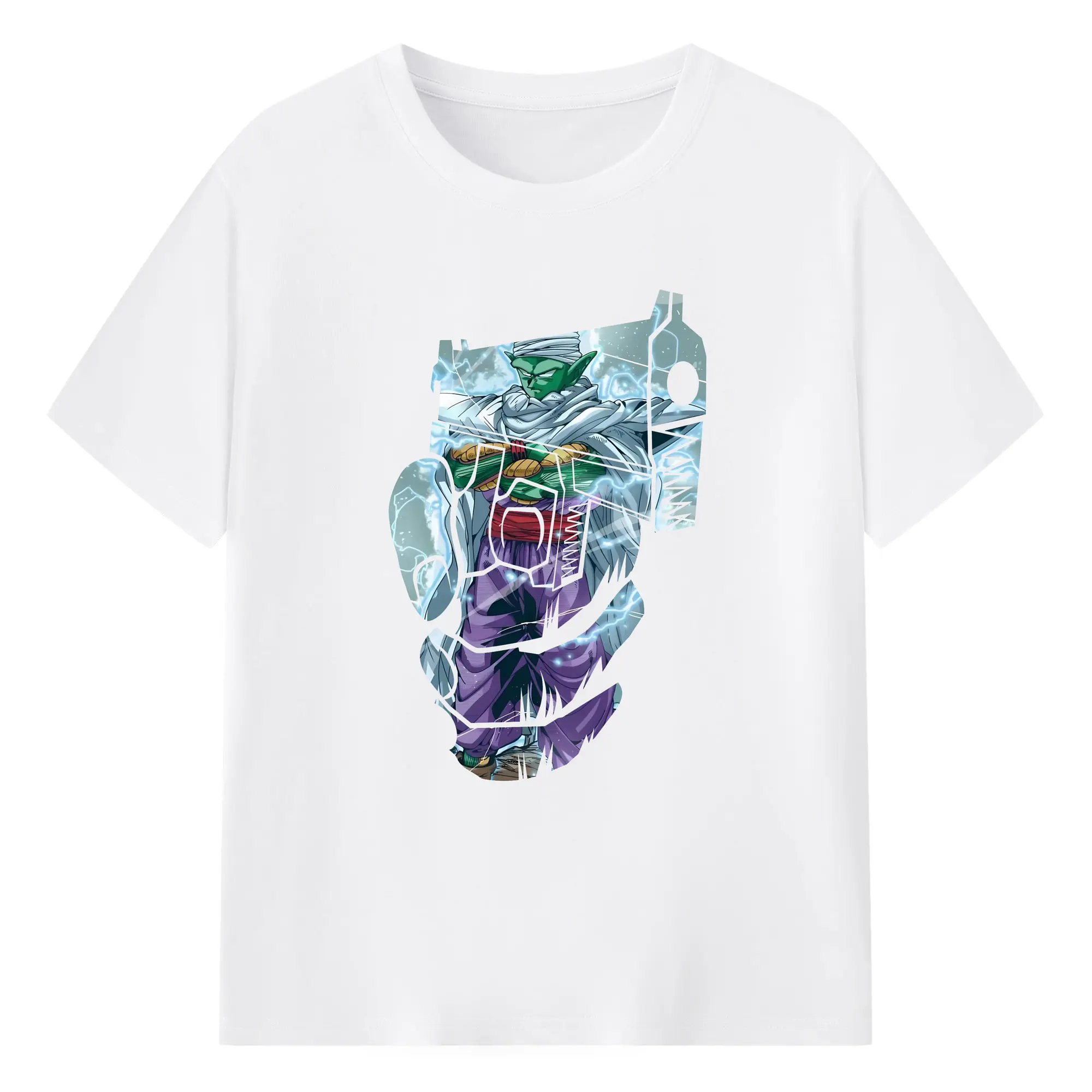 ドラゴンボール グッズ ピッコロ - 綿100％ 半袖Tシャツ ・ フロントプリント ・ 快適 通気性 ・ 日常使い 散歩 スポーツ用