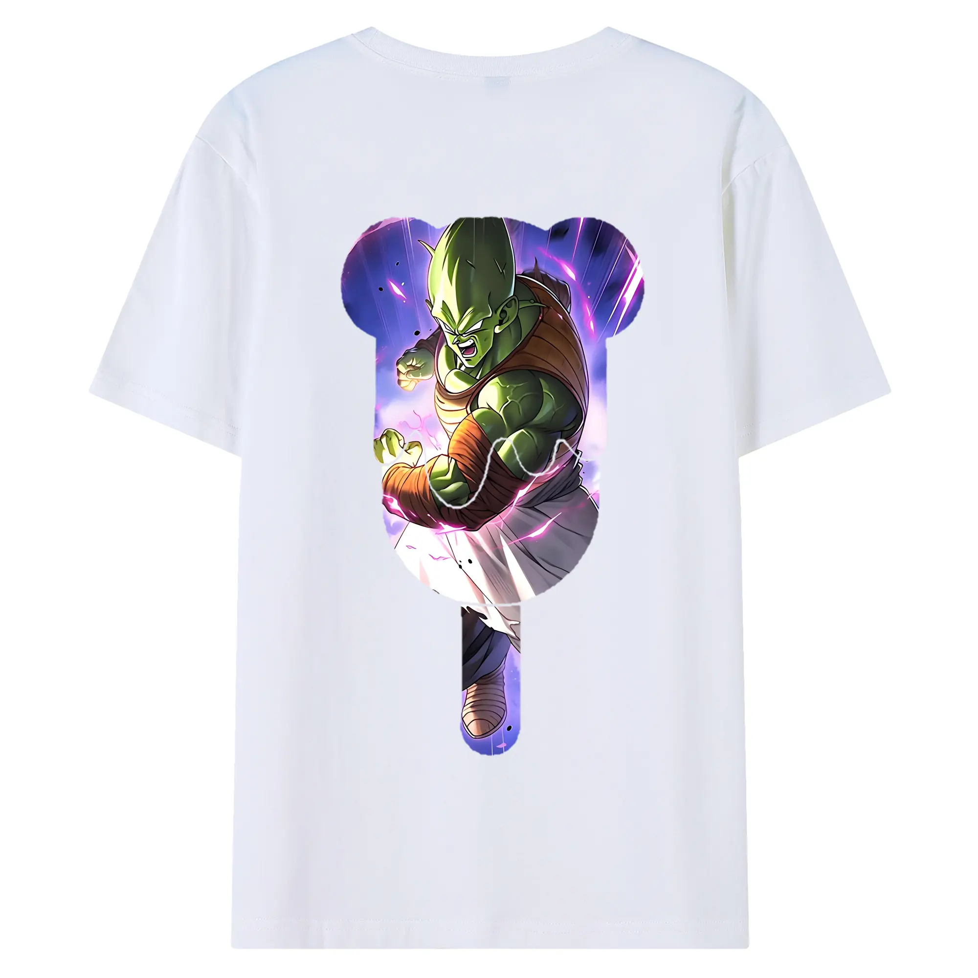 ドラゴンボール グッズ ピッコロ - 綿100％ 半袖Tシャツ ・ バックプリント ・ 快適 通気性 ・ 日常使い 散歩 スポーツ用