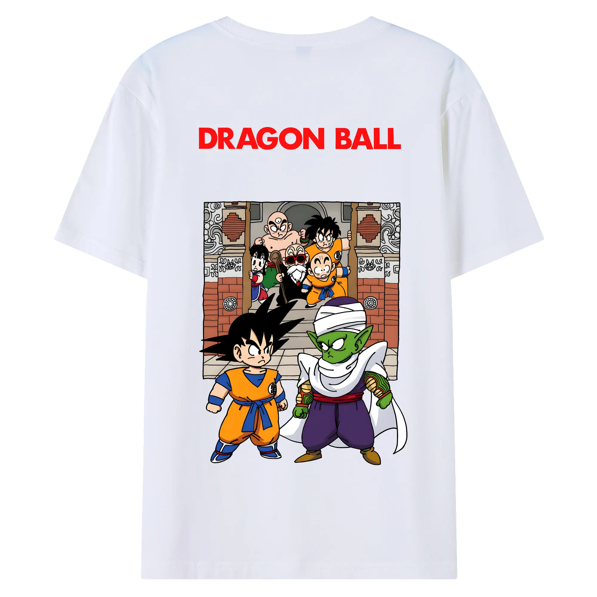 ドラゴンボール グッズ ピッコロ - 綿100％ 半袖Tシャツ ・ バックプリント ・ 快適 通気性 ・ 日常使い 散歩 スポーツ用